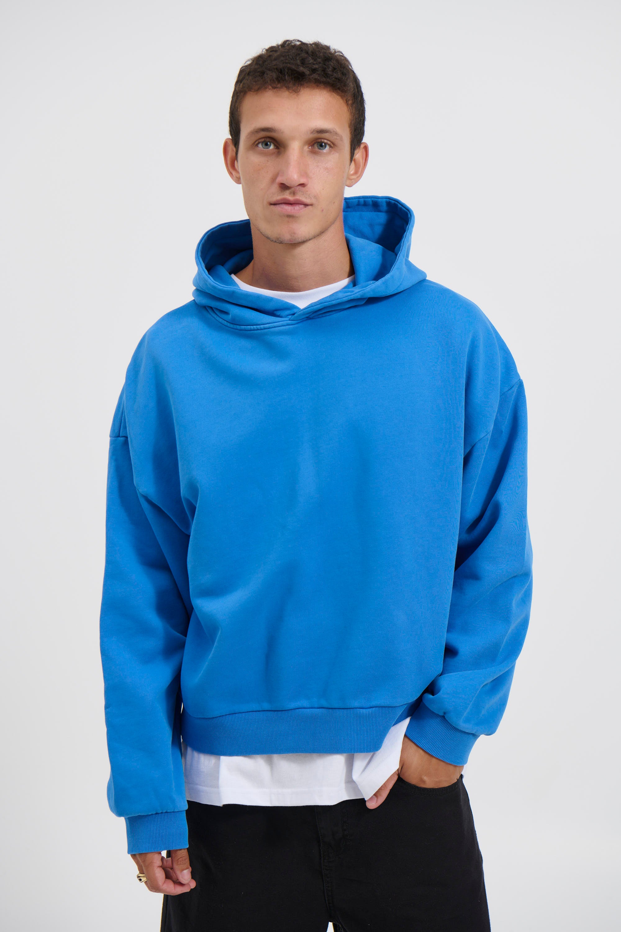 Andrew Heavy Hoodie Cobalt - FINAL SALE