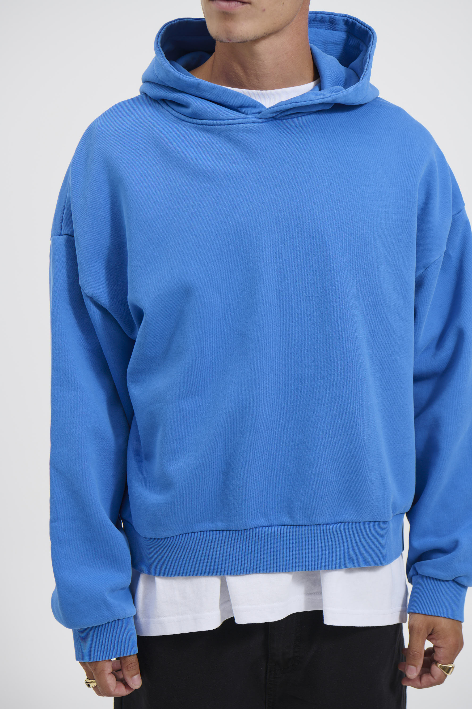 Andrew Heavy Hoodie Cobalt
