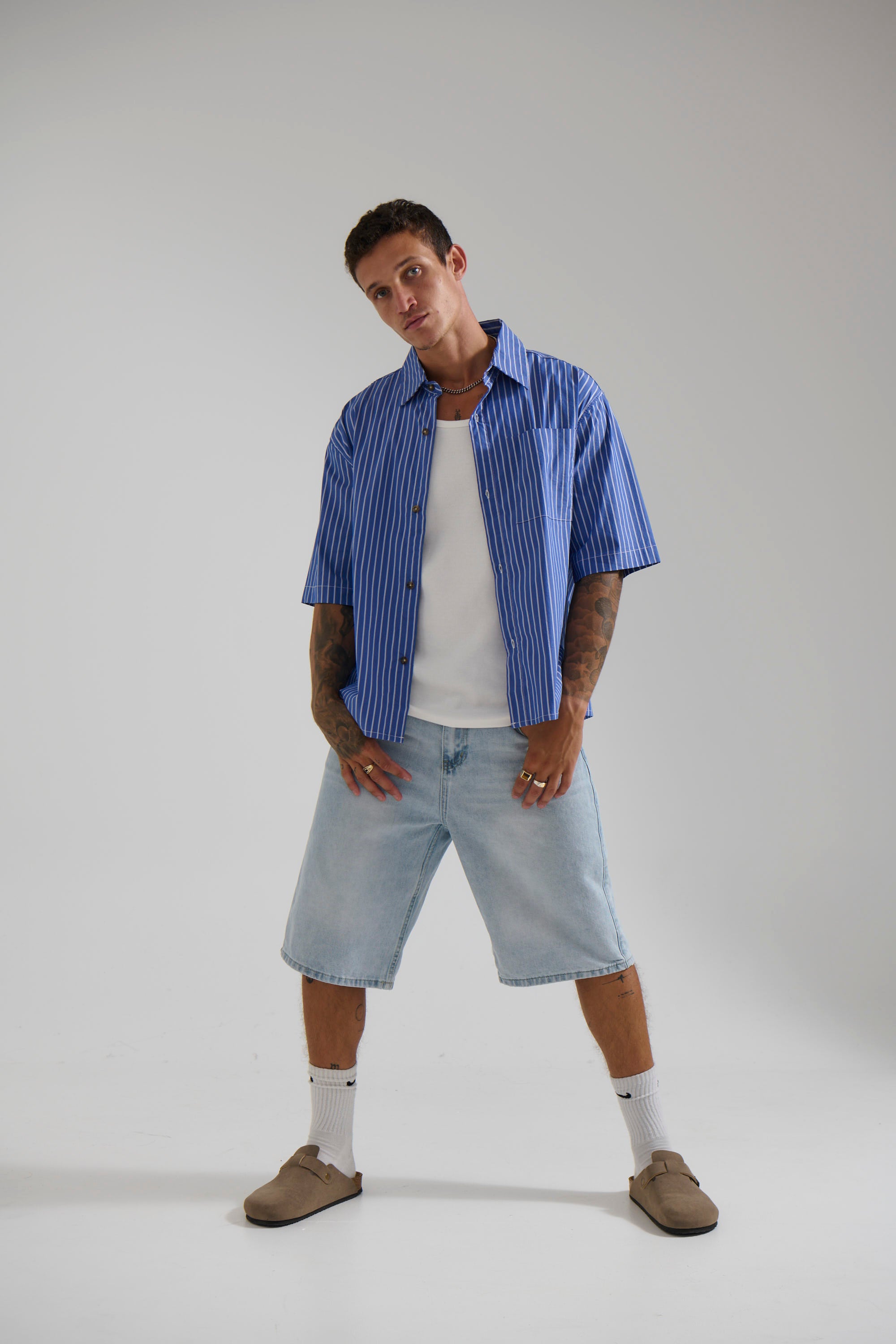 Scott Shirt Blue Stripe