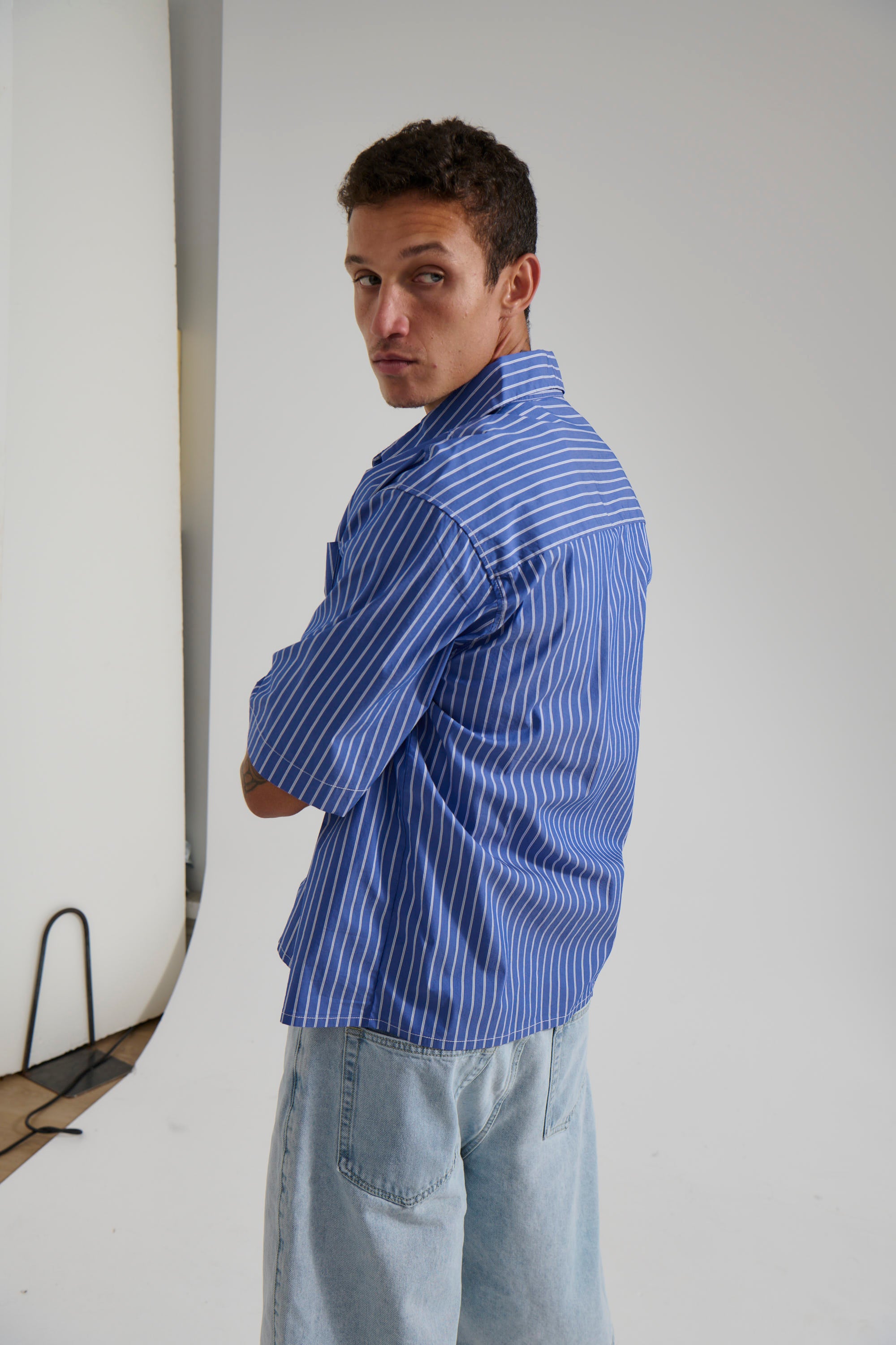 Scott Shirt Blue Stripe