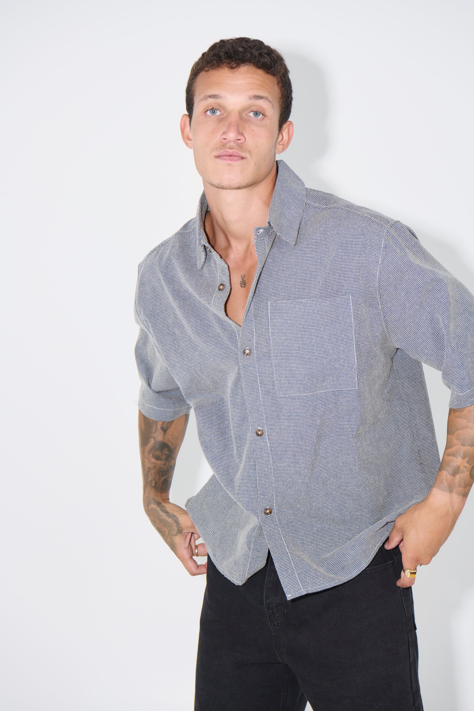 Scott Shirt Check Blue