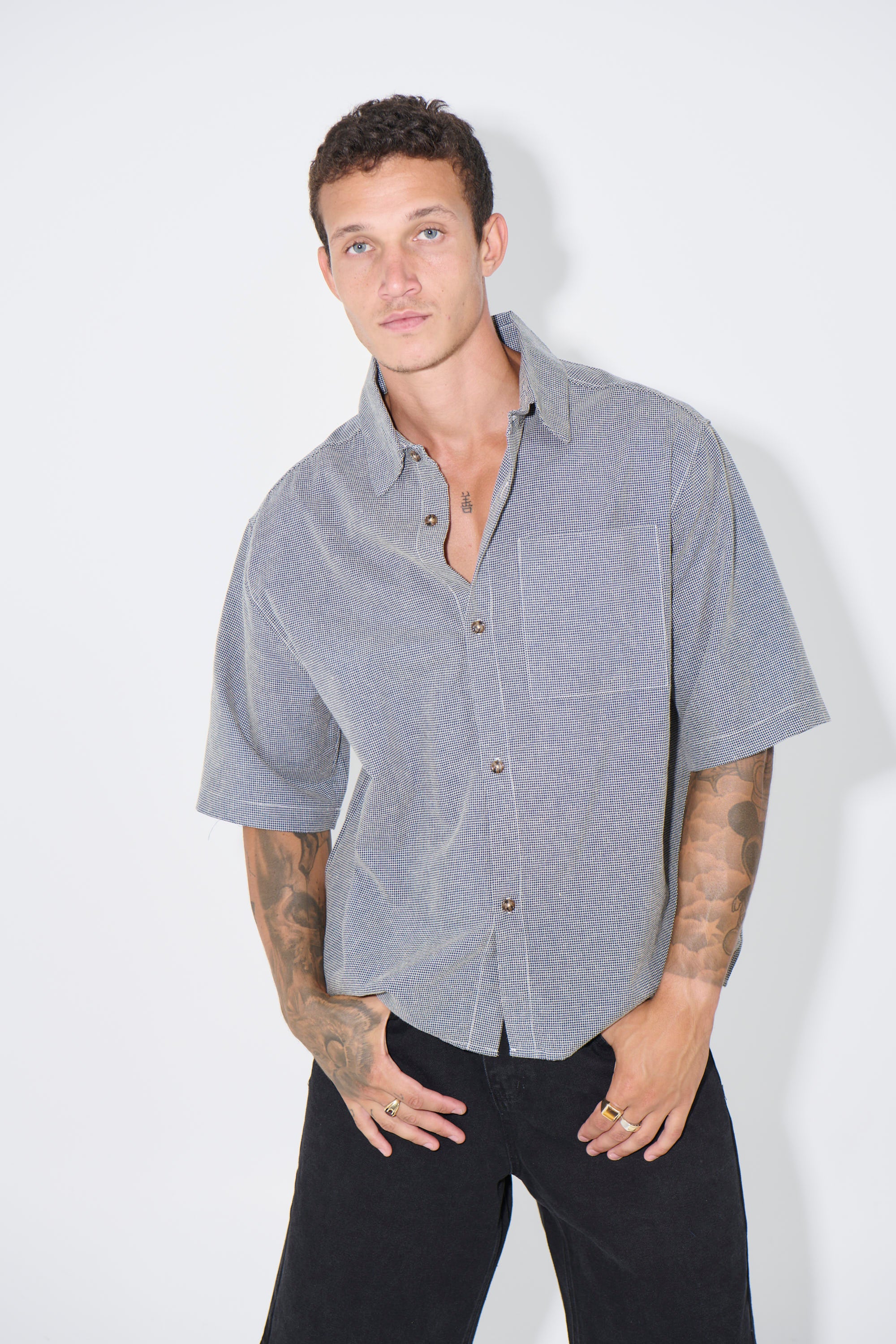 Scott Shirt Check Blue