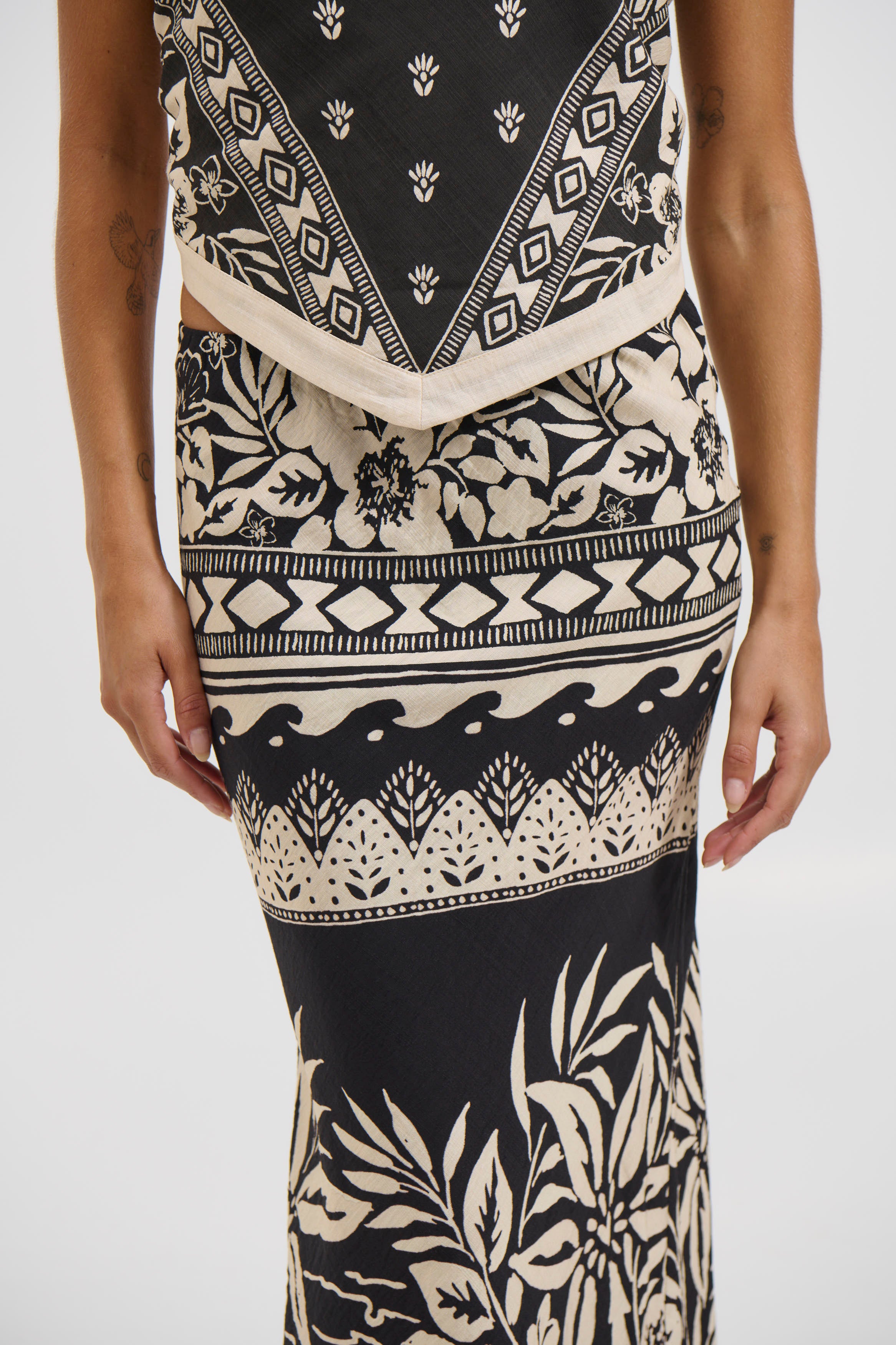 Miranto Maxi Skirt Milosa Black - FINAL SALE