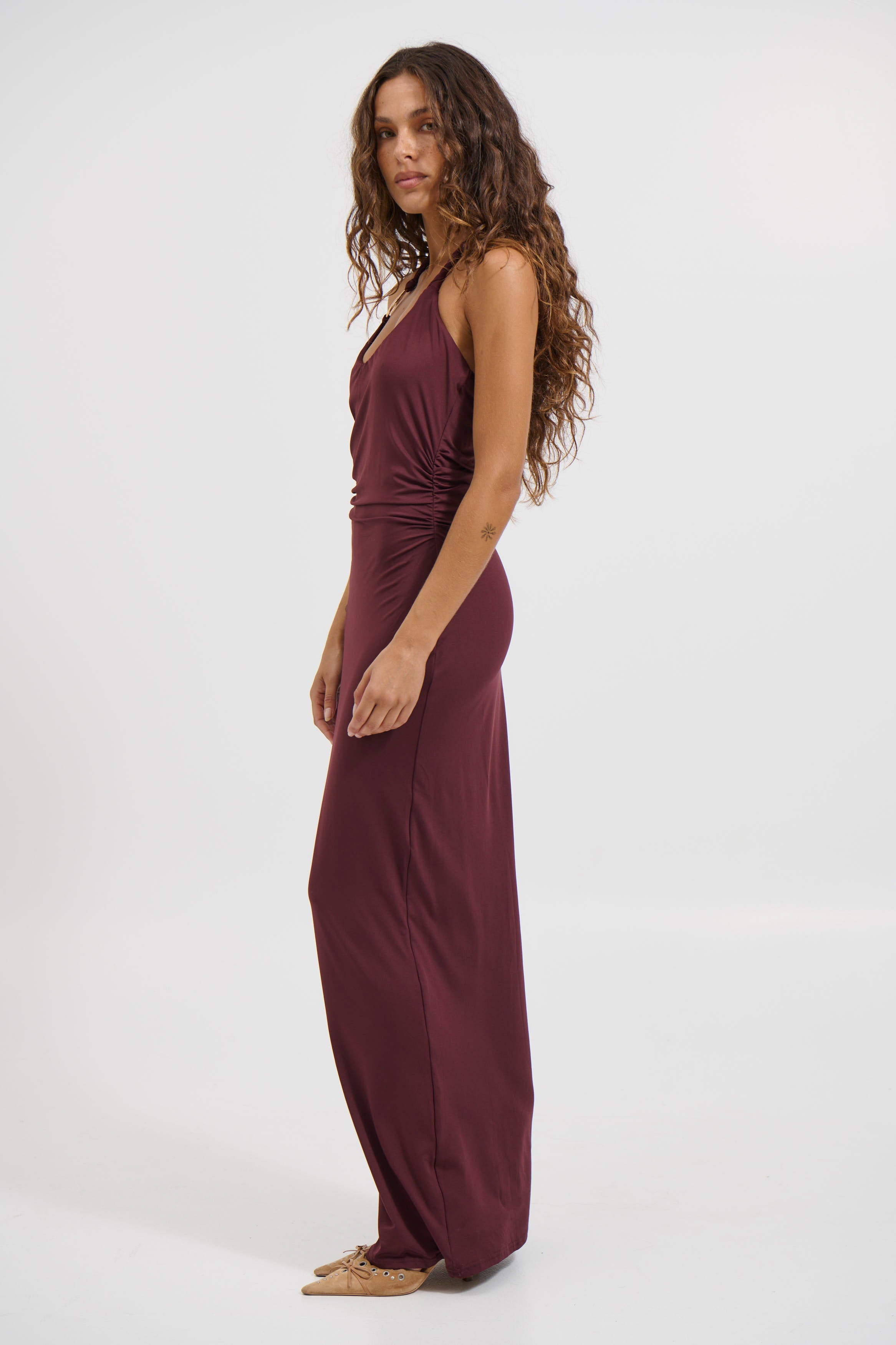 Ash Tank Dress Cabernet