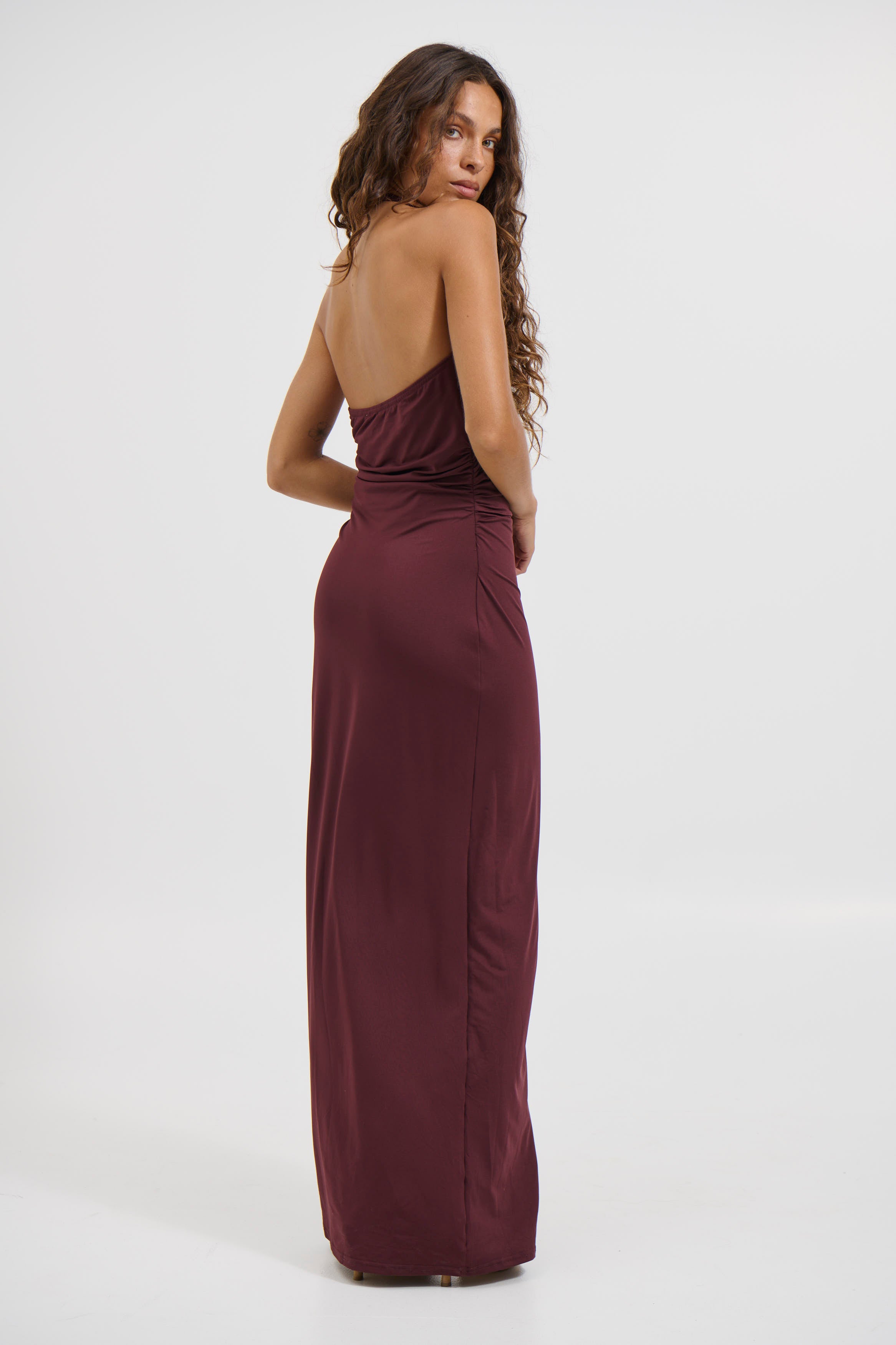 Ash Tank Dress Cabernet