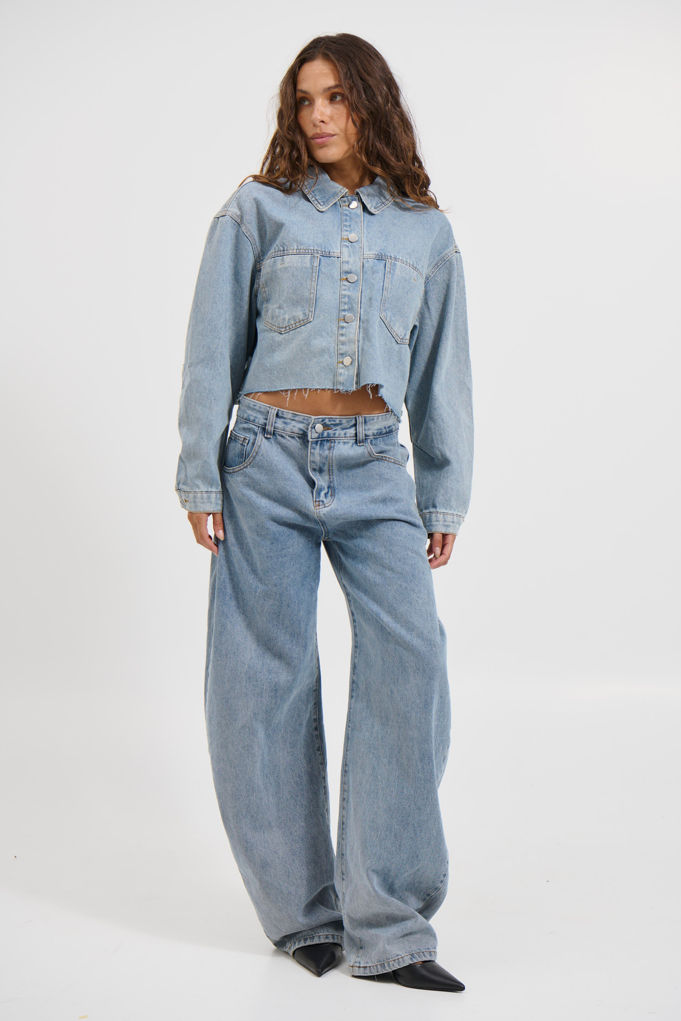 Francie Denim Shirt Blue