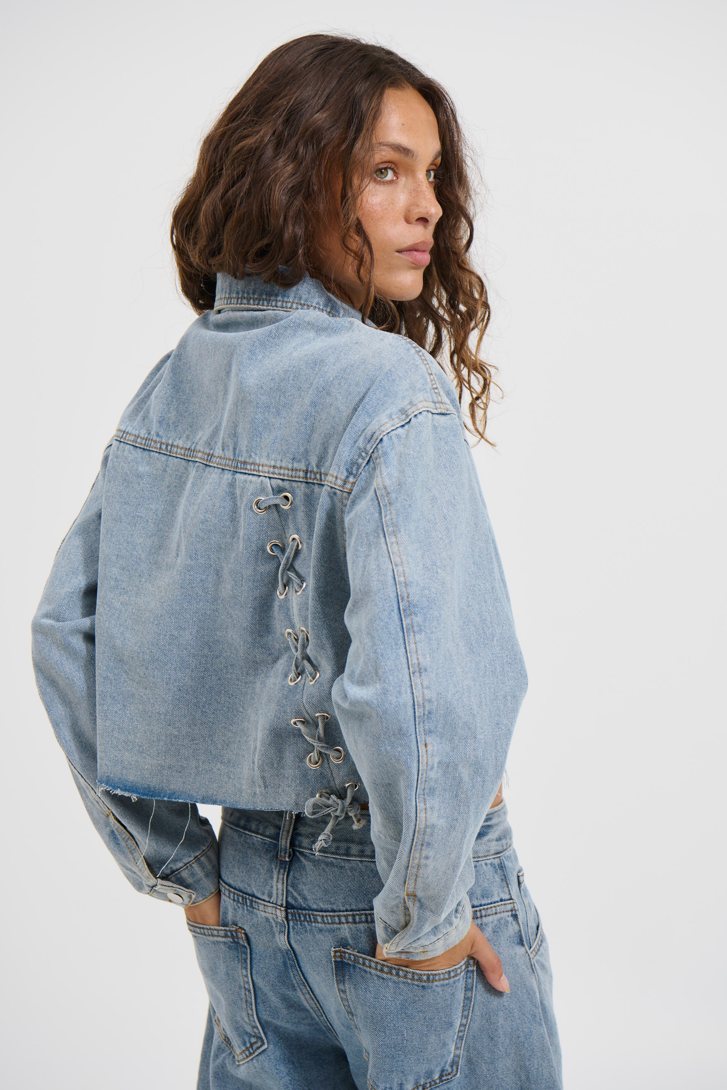 Francie Denim Shirt Blue