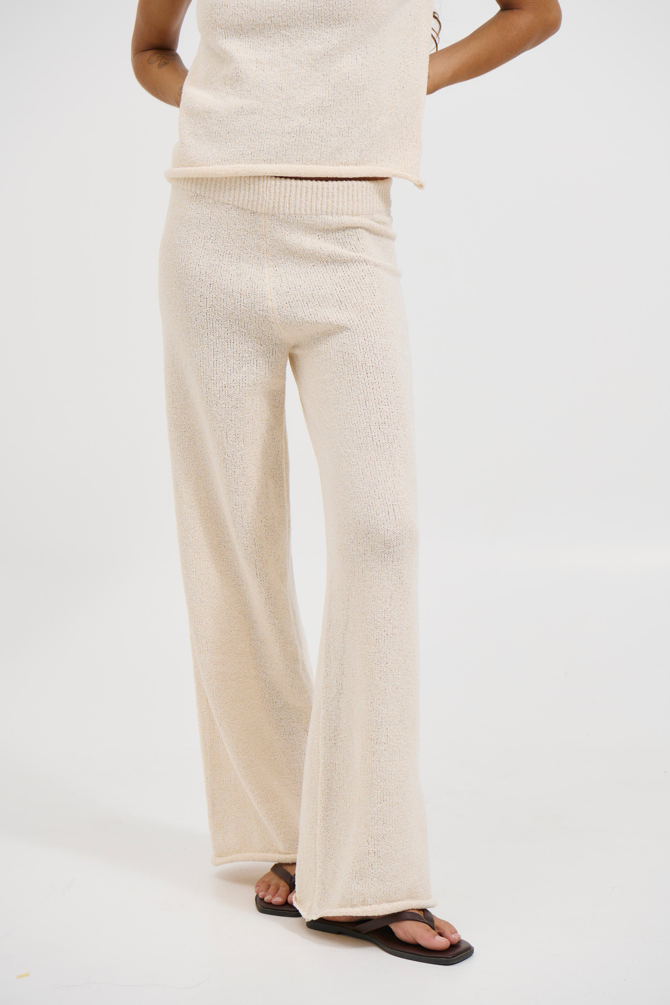 Jen Knit Pant Cream