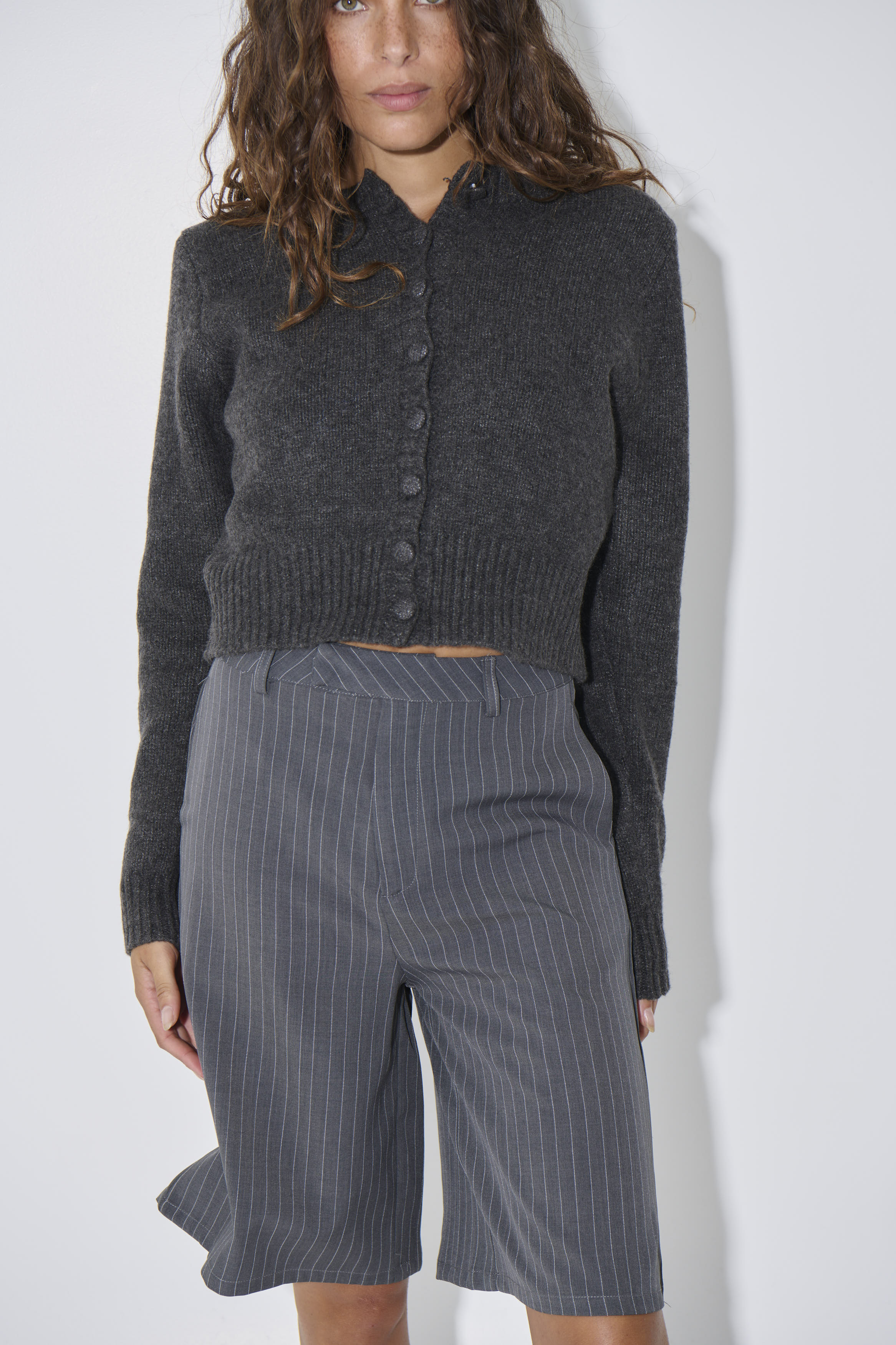 Lune Cardi Dark Grey