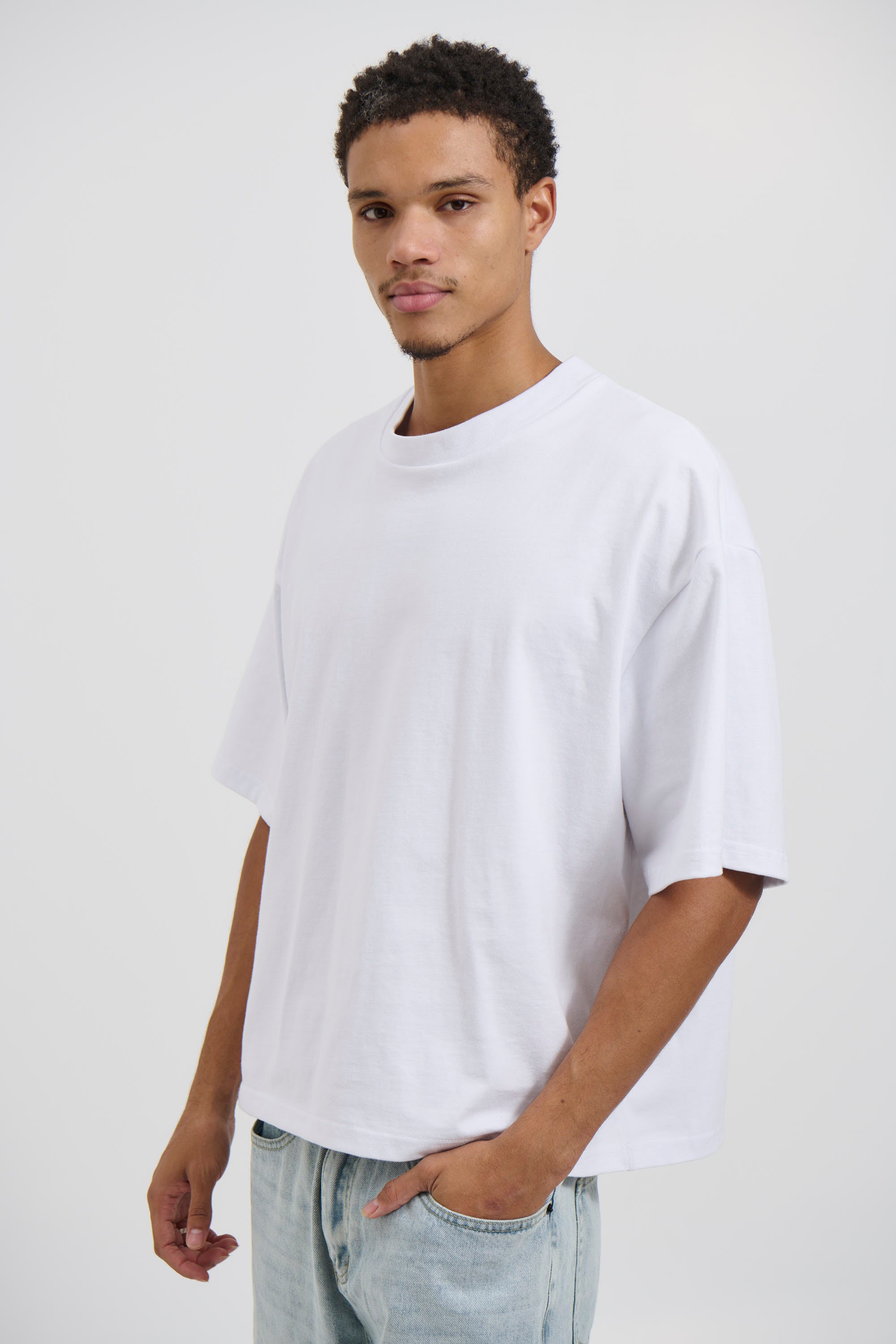 Emmett Box Tee White