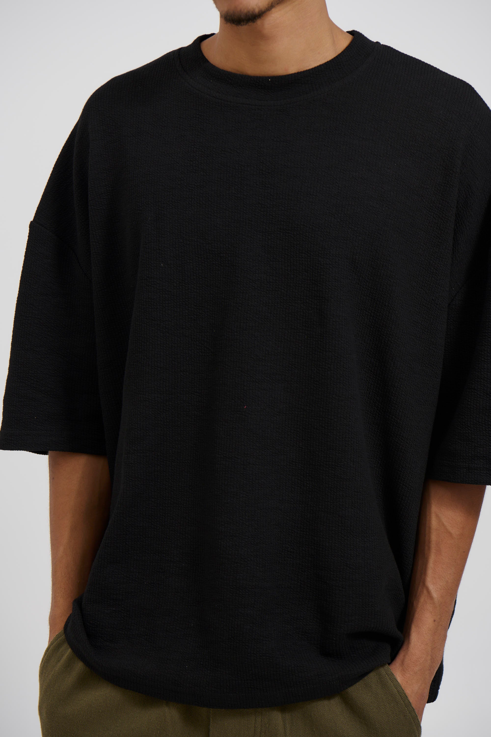 NTH Heavy Ribbed Tee Black