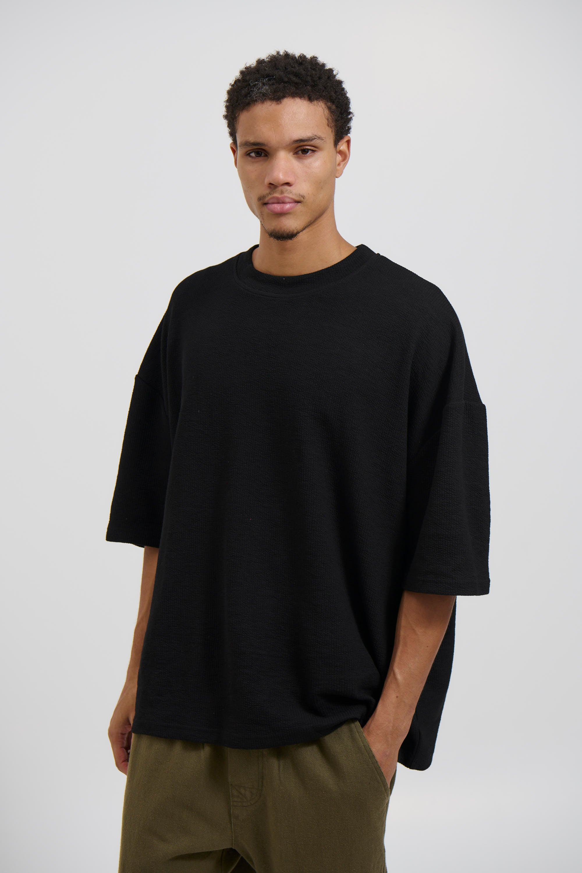 NTH Heavy Ribbed Tee Black