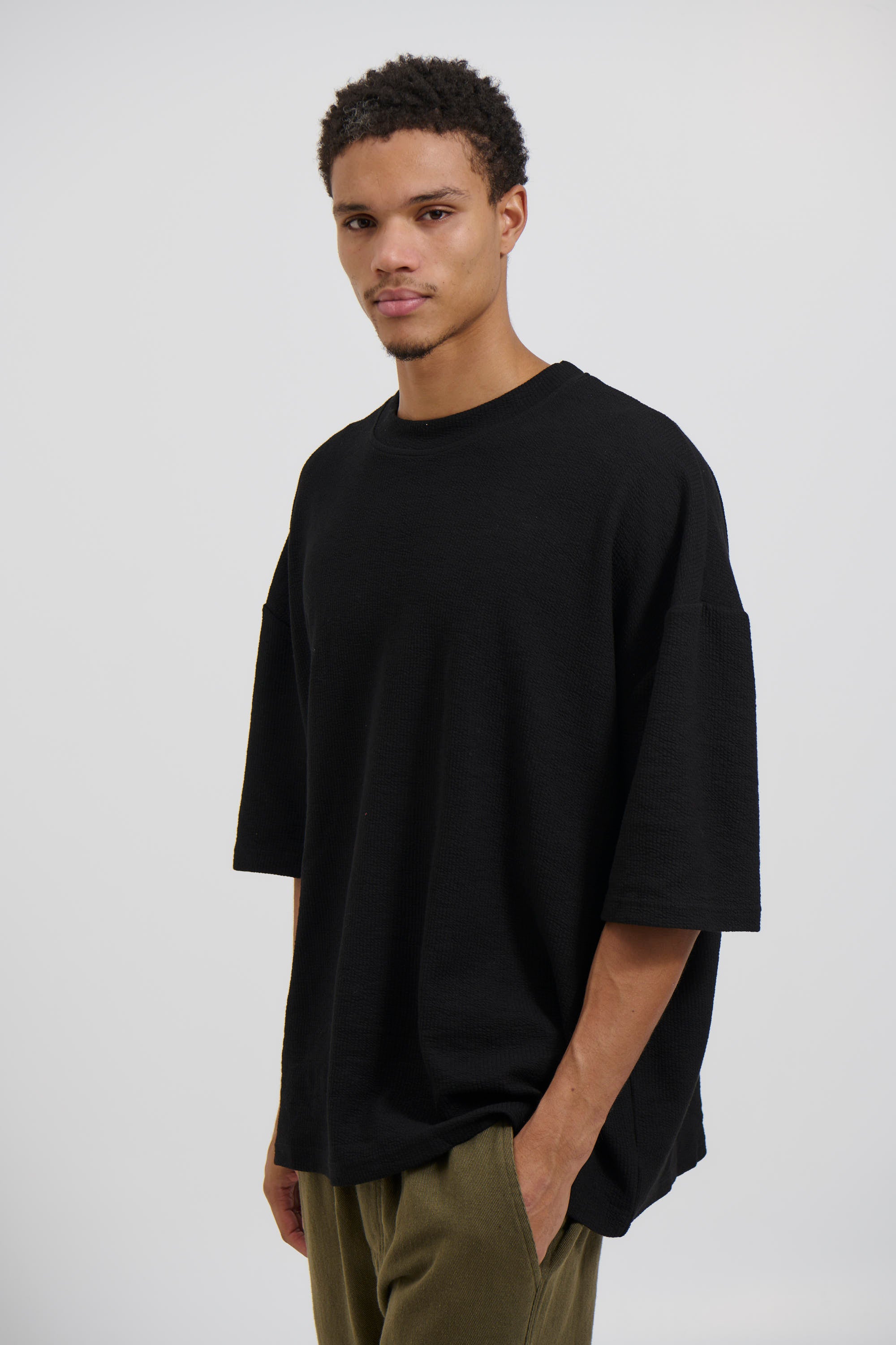 NTH Heavy Ribbed Tee Black