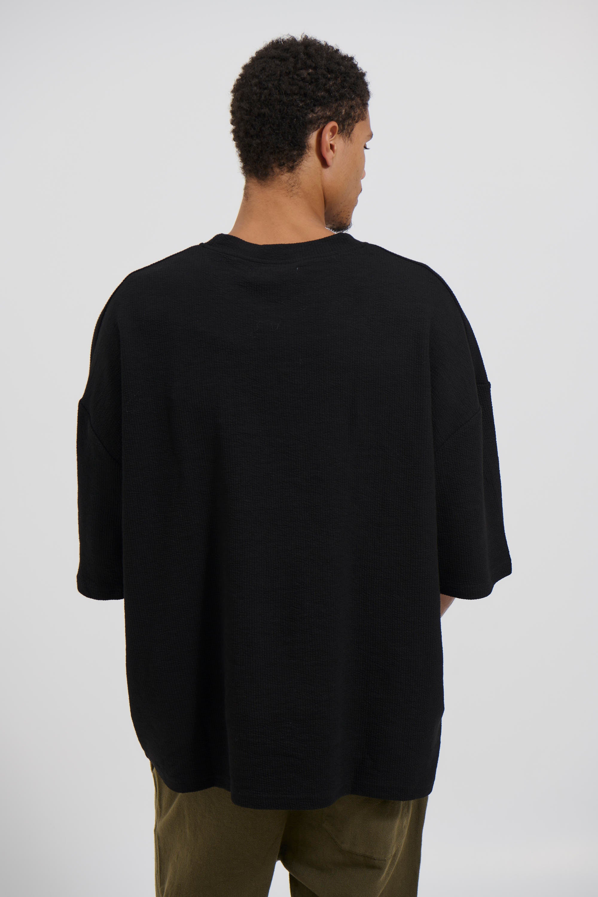 NTH Heavy Ribbed Tee Black