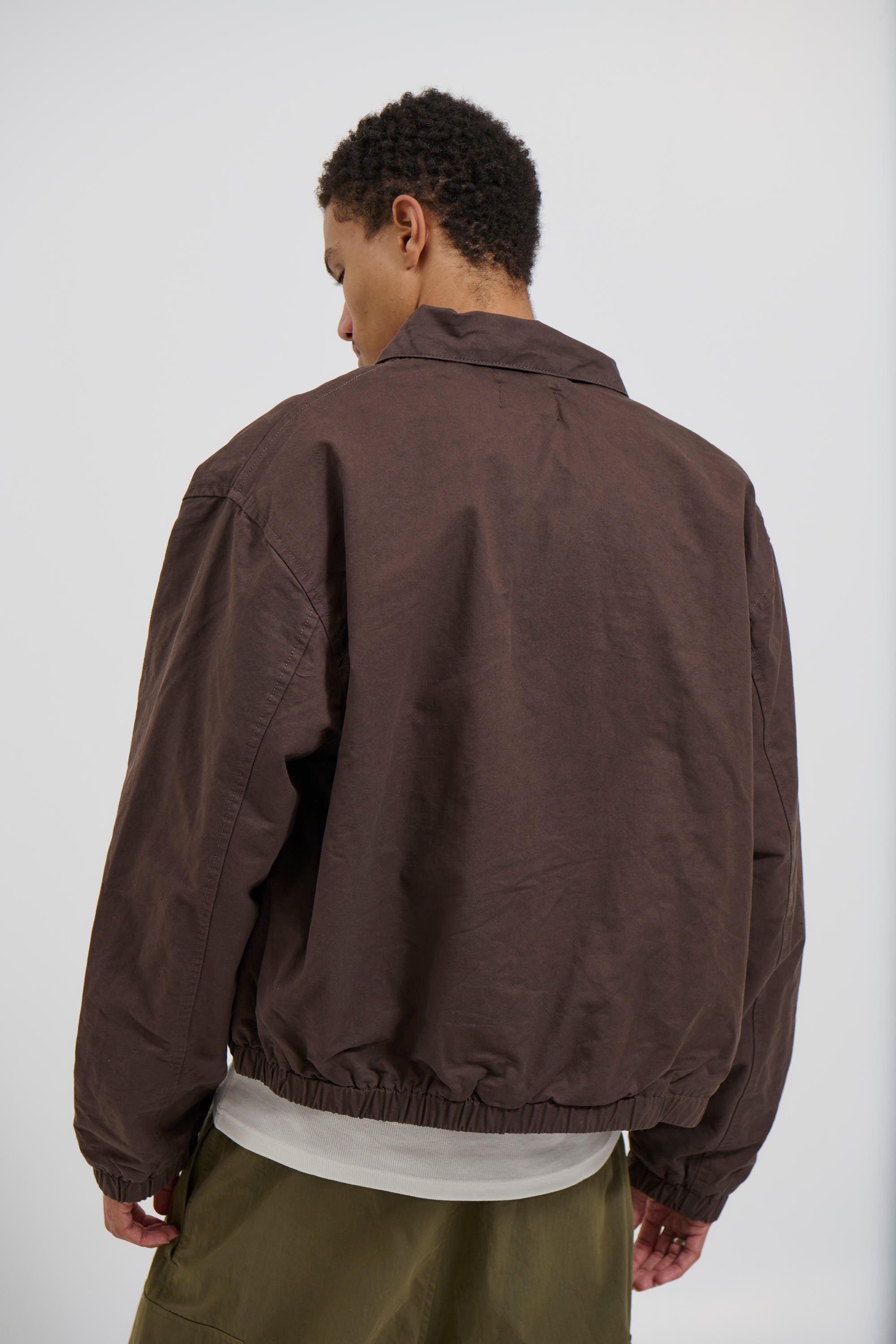 Charlie Soft Cotton Bomber Choc