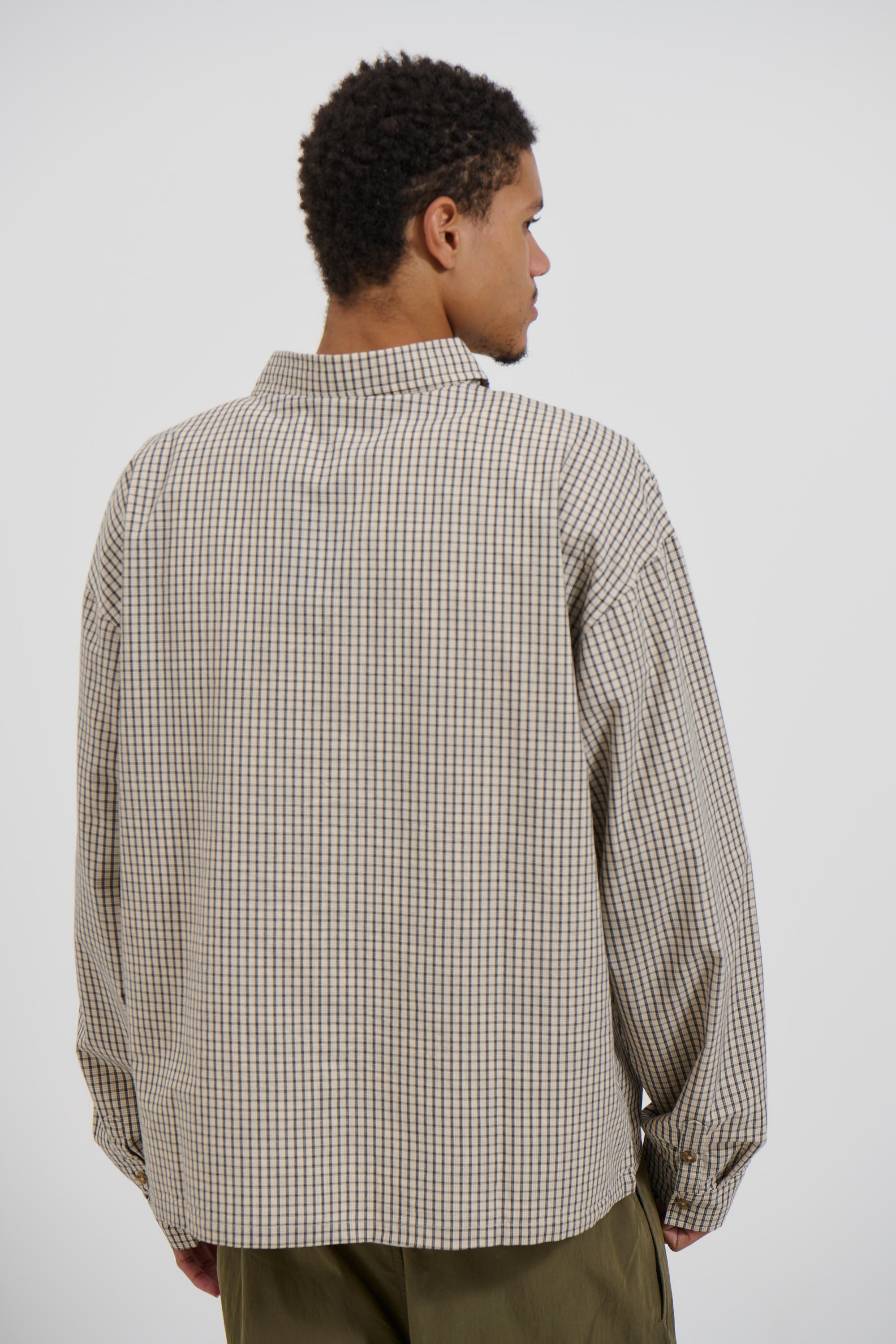 Brooklyn Check Shirt Ivory