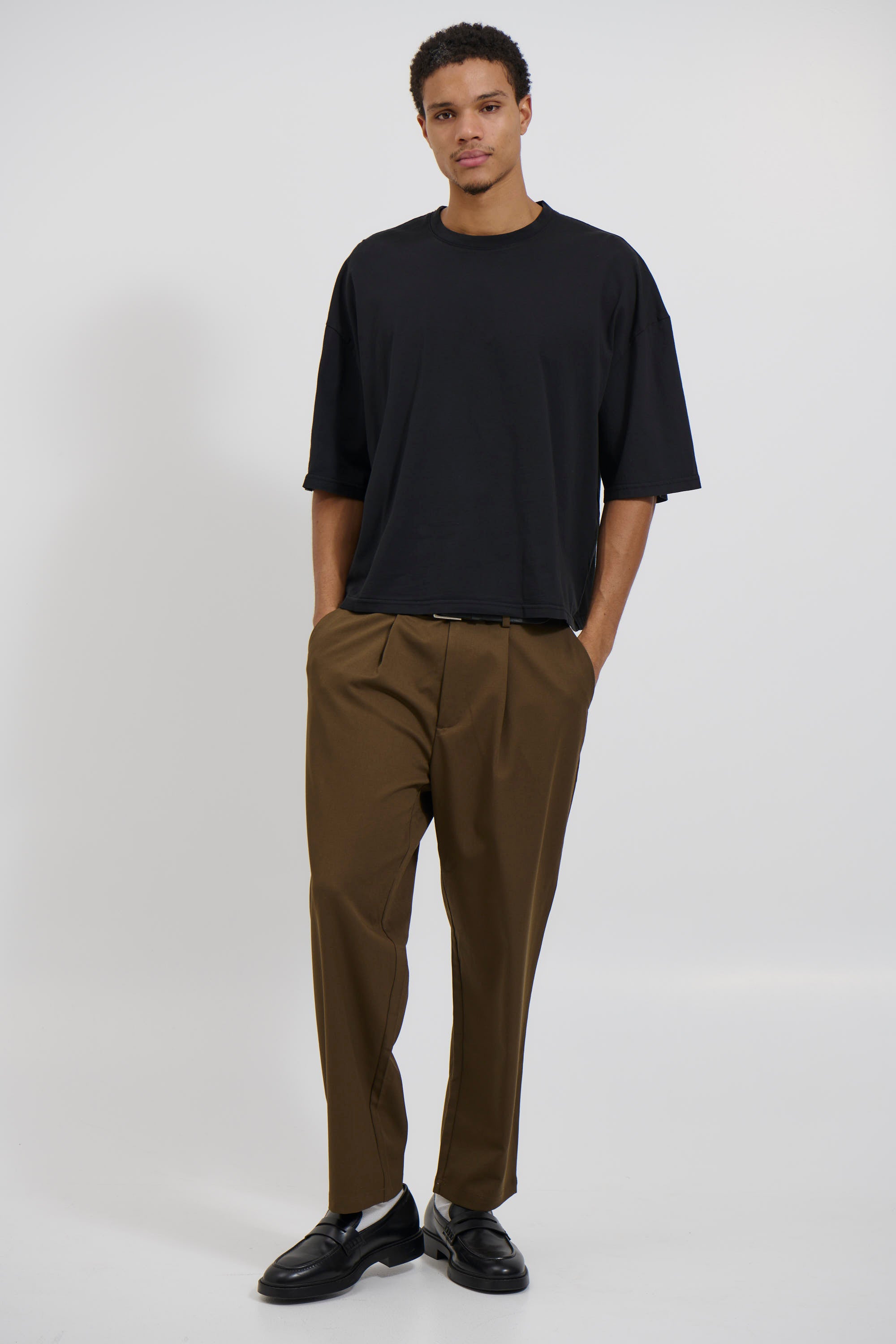 NTH Crop Box Tee Black
