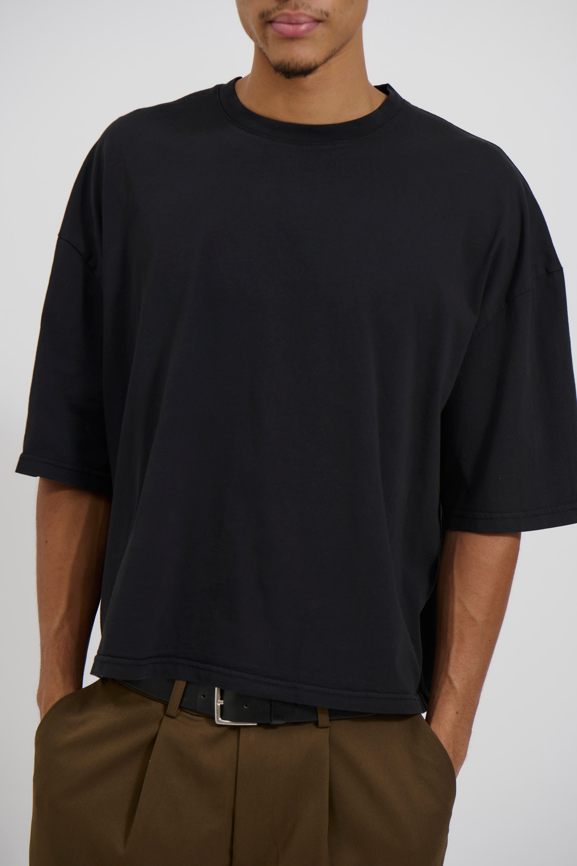 NTH Crop Box Tee Black
