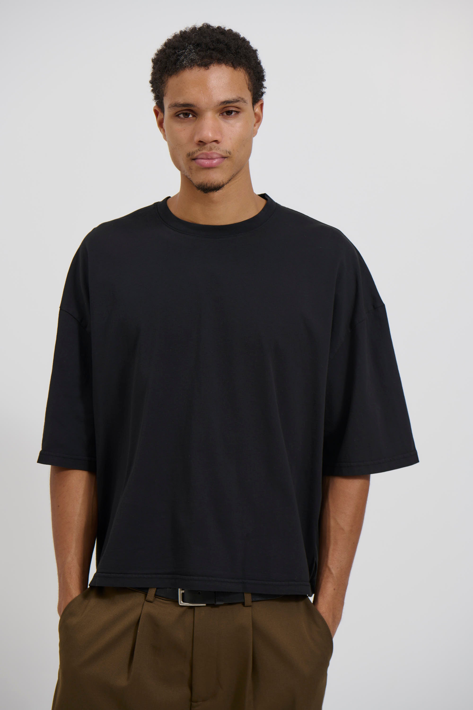 NTH Crop Box Tee Black