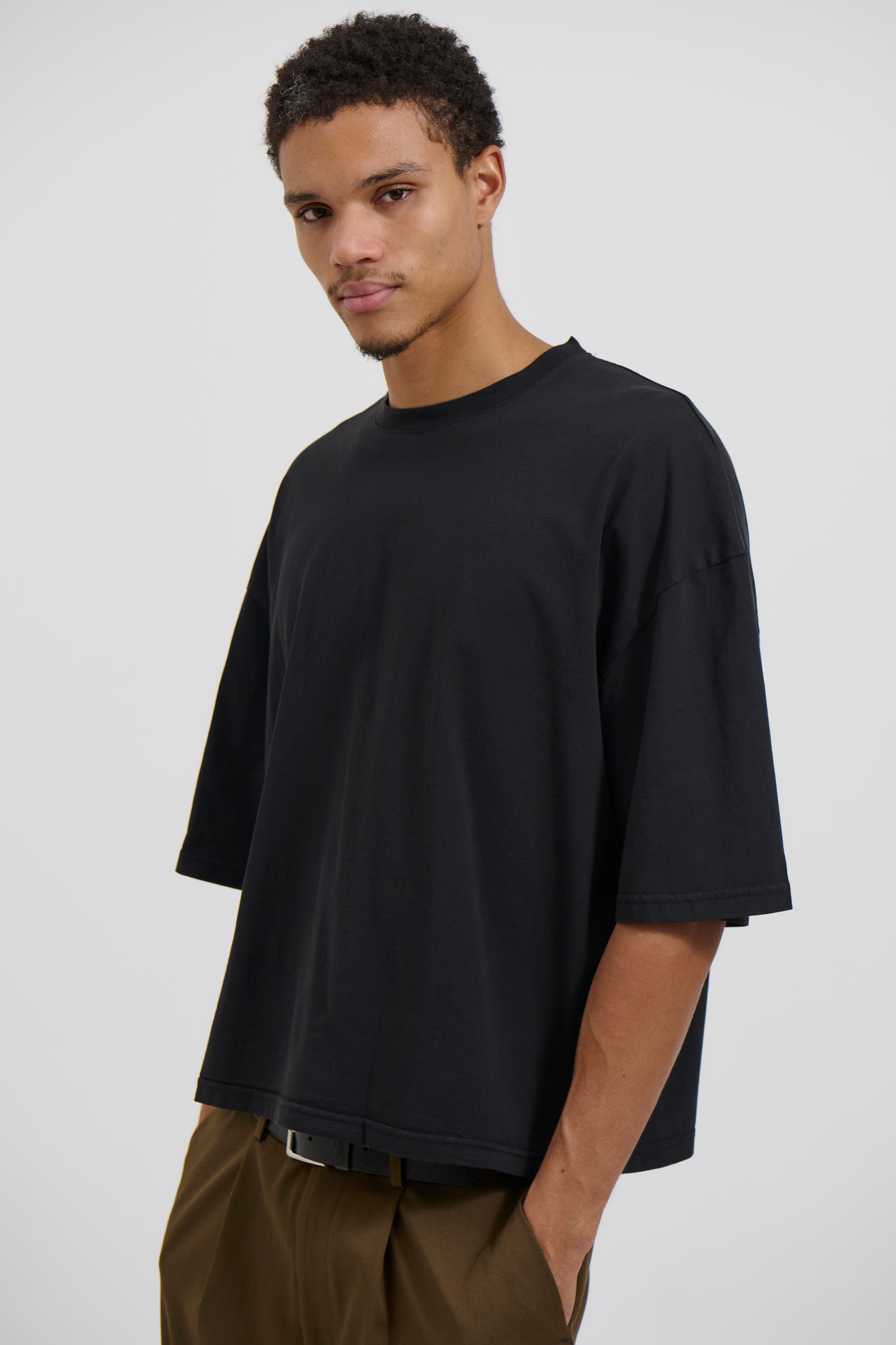 NTH Crop Box Tee Black