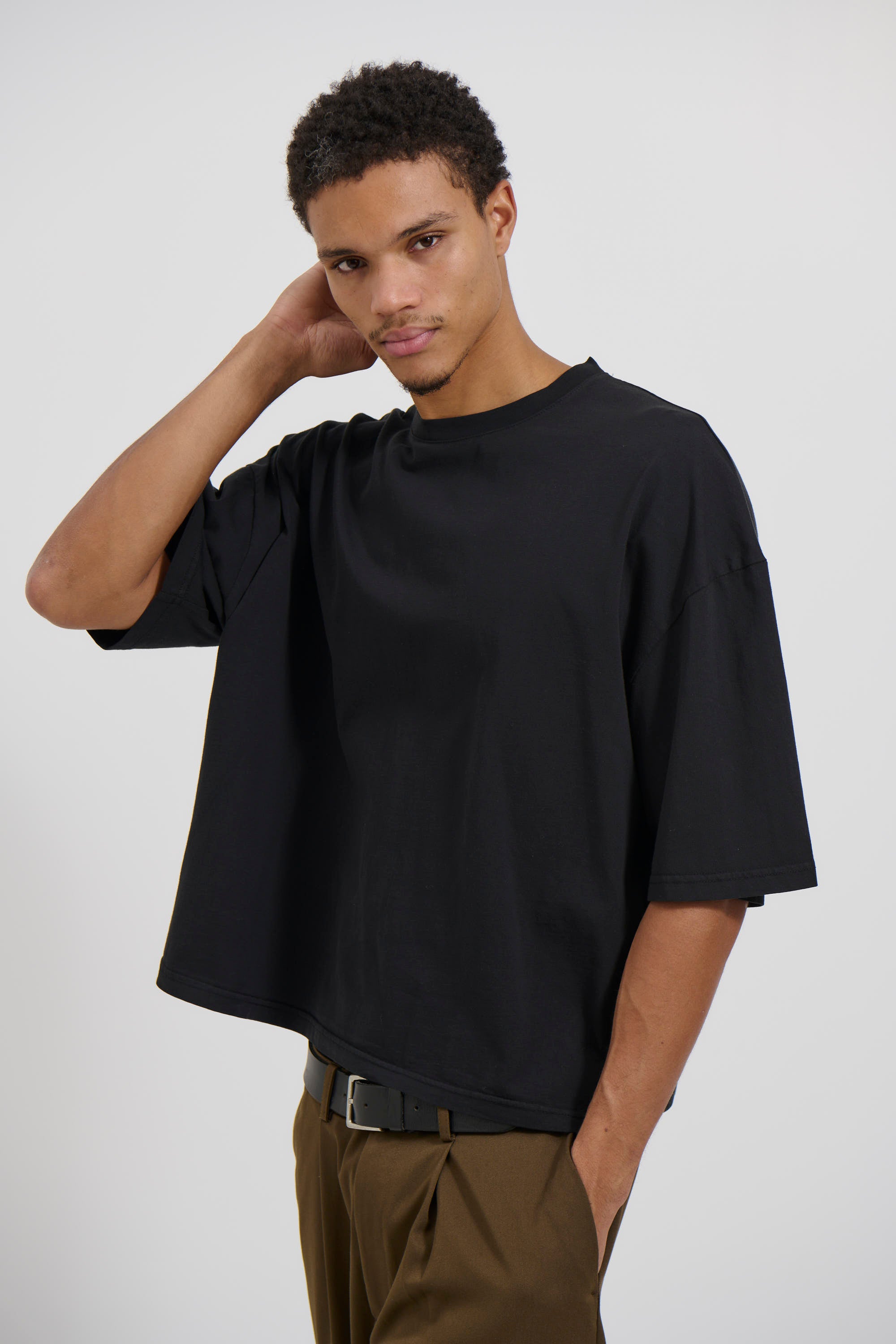 NTH Crop Box Tee Black