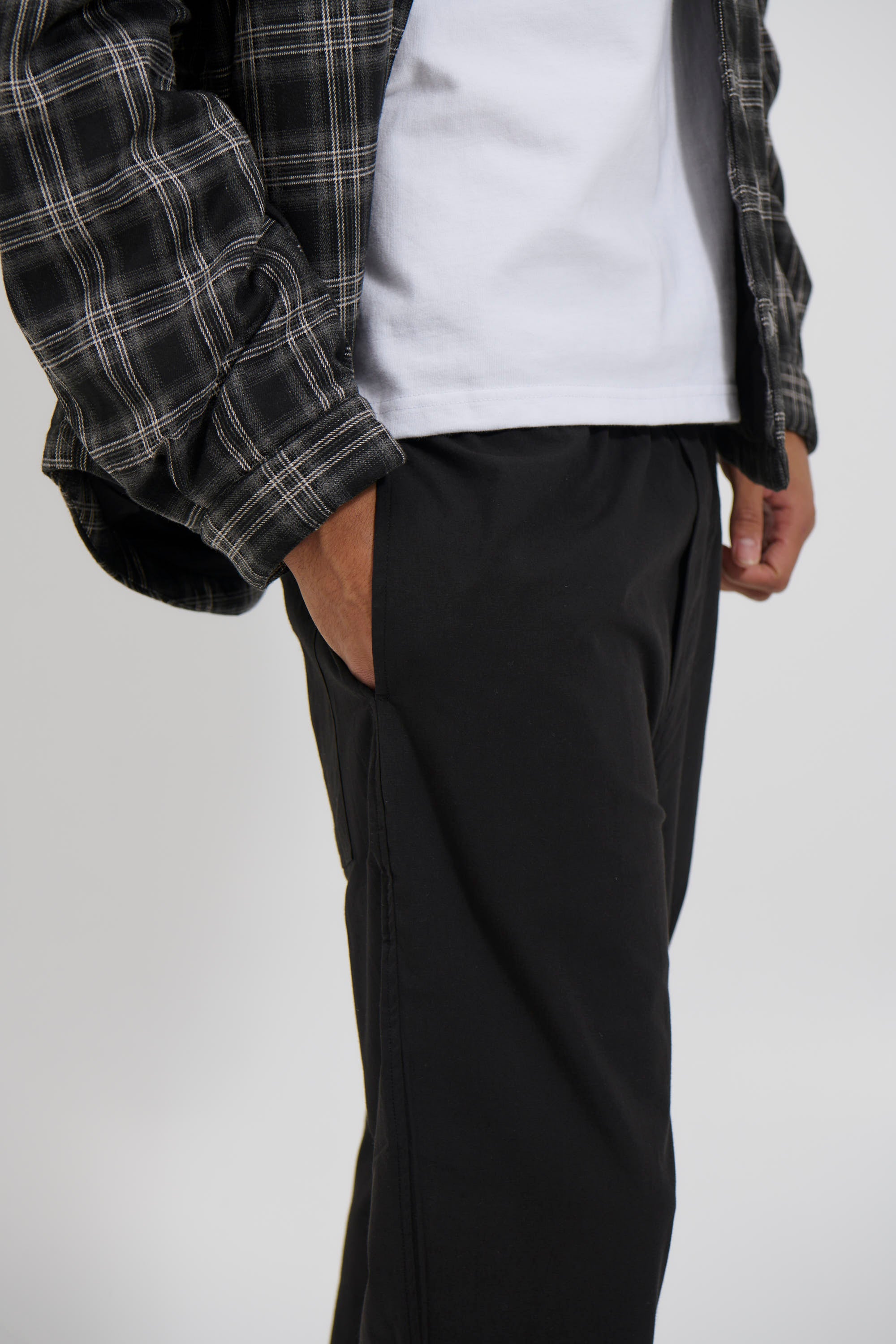 Locky Straight Pant Black