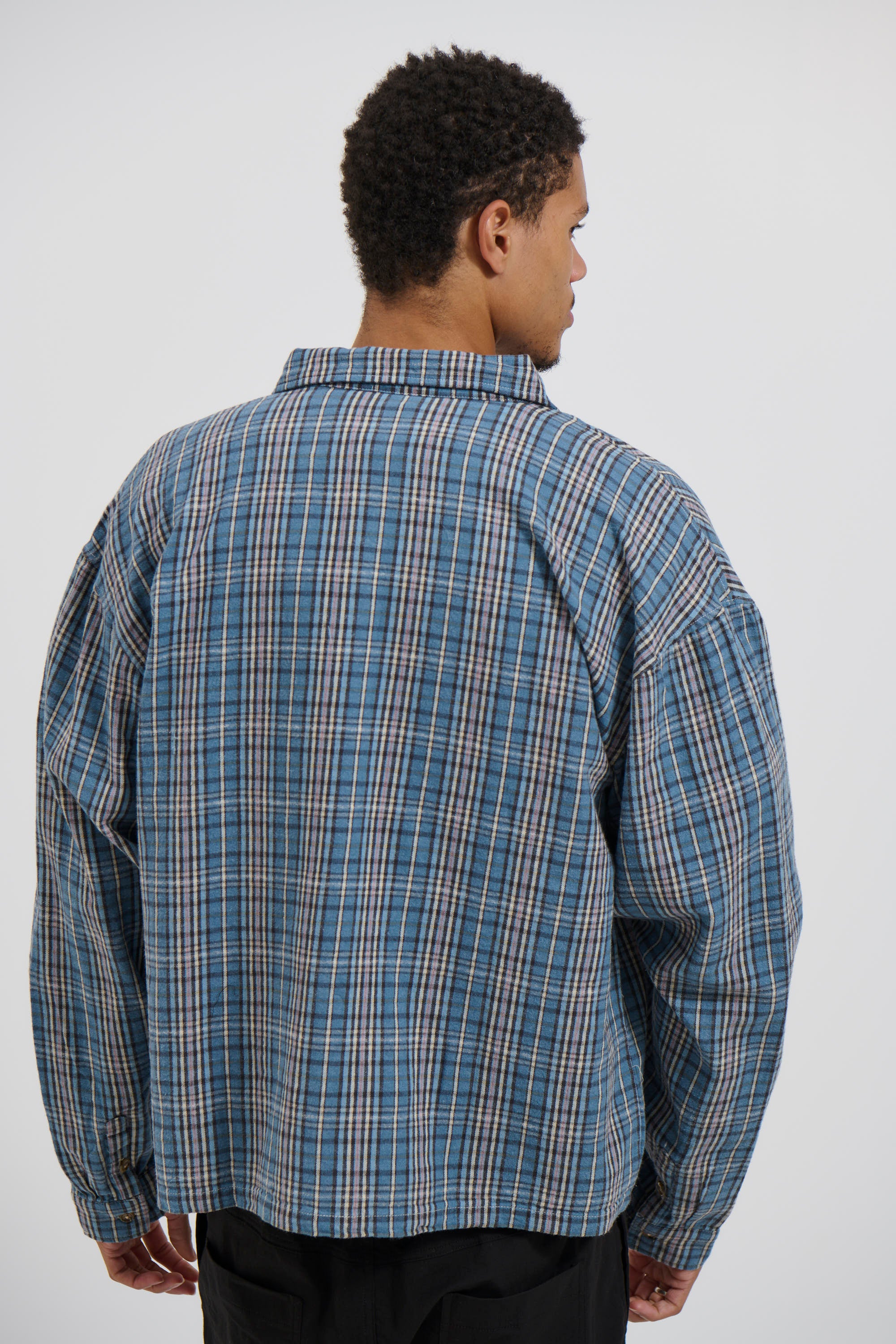 Brooklyn Check Shirt Blue