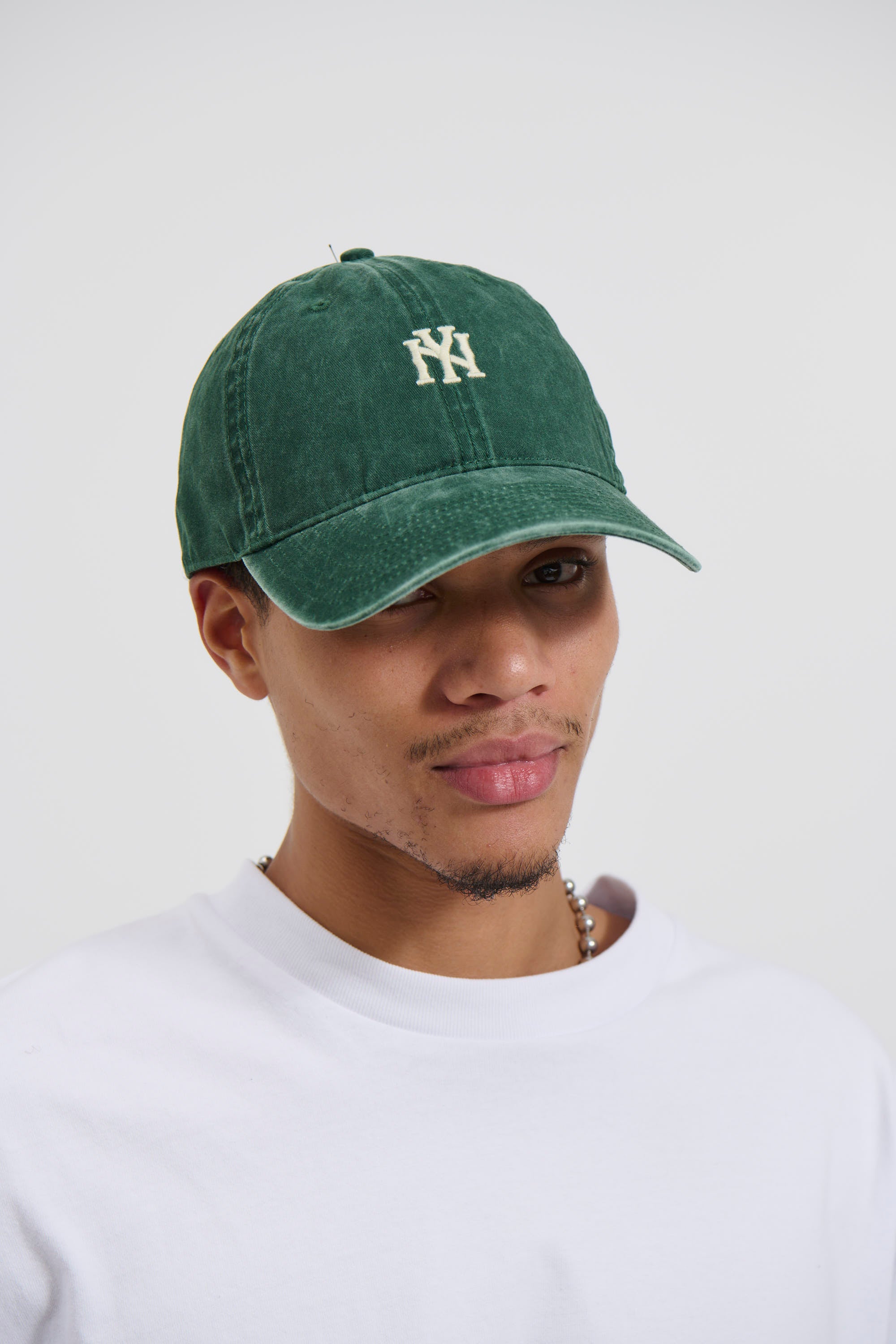 NY Micro Raglan Wash Cap Bottle Green