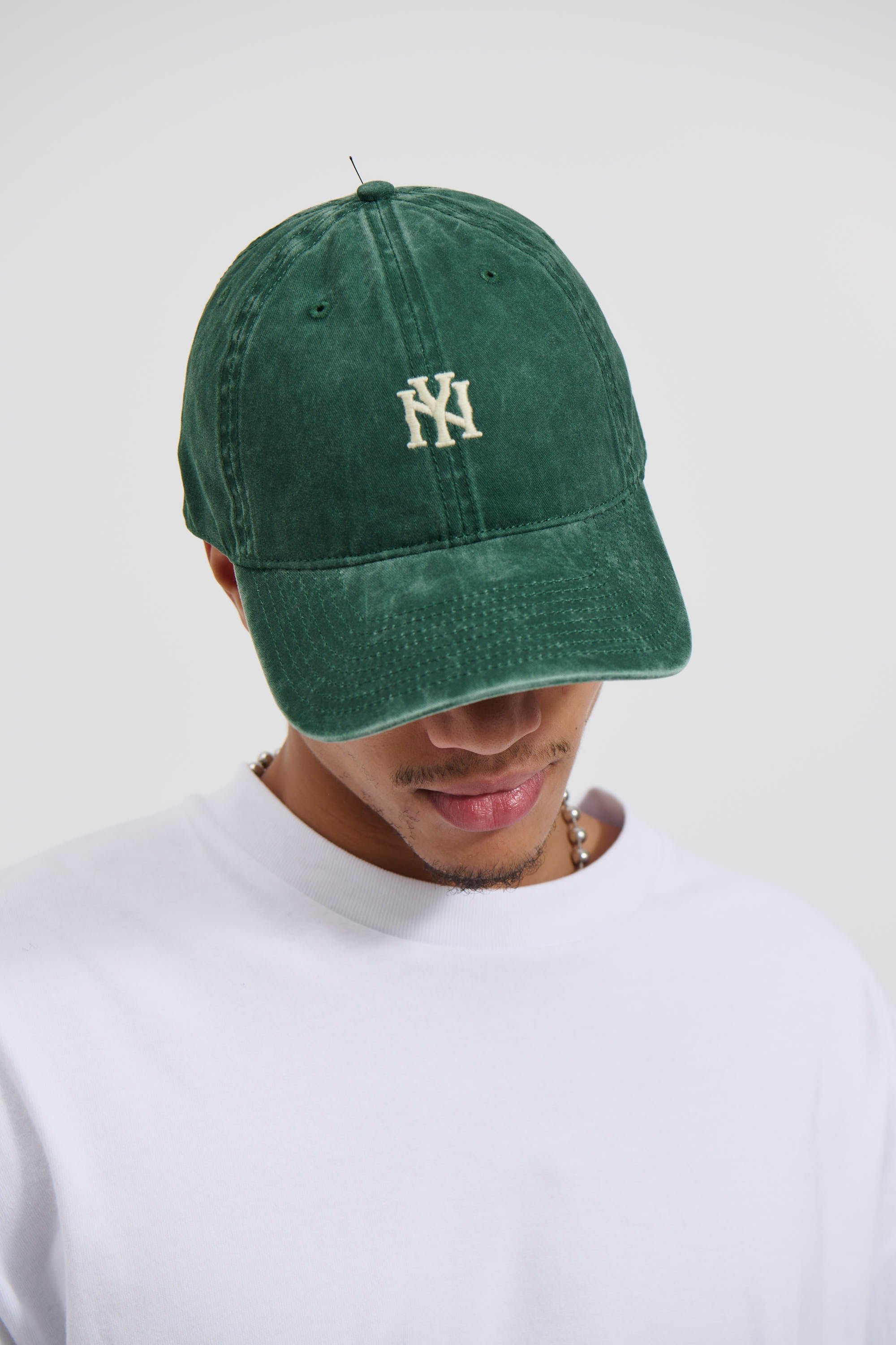 NY Micro Raglan Wash Cap Bottle Green