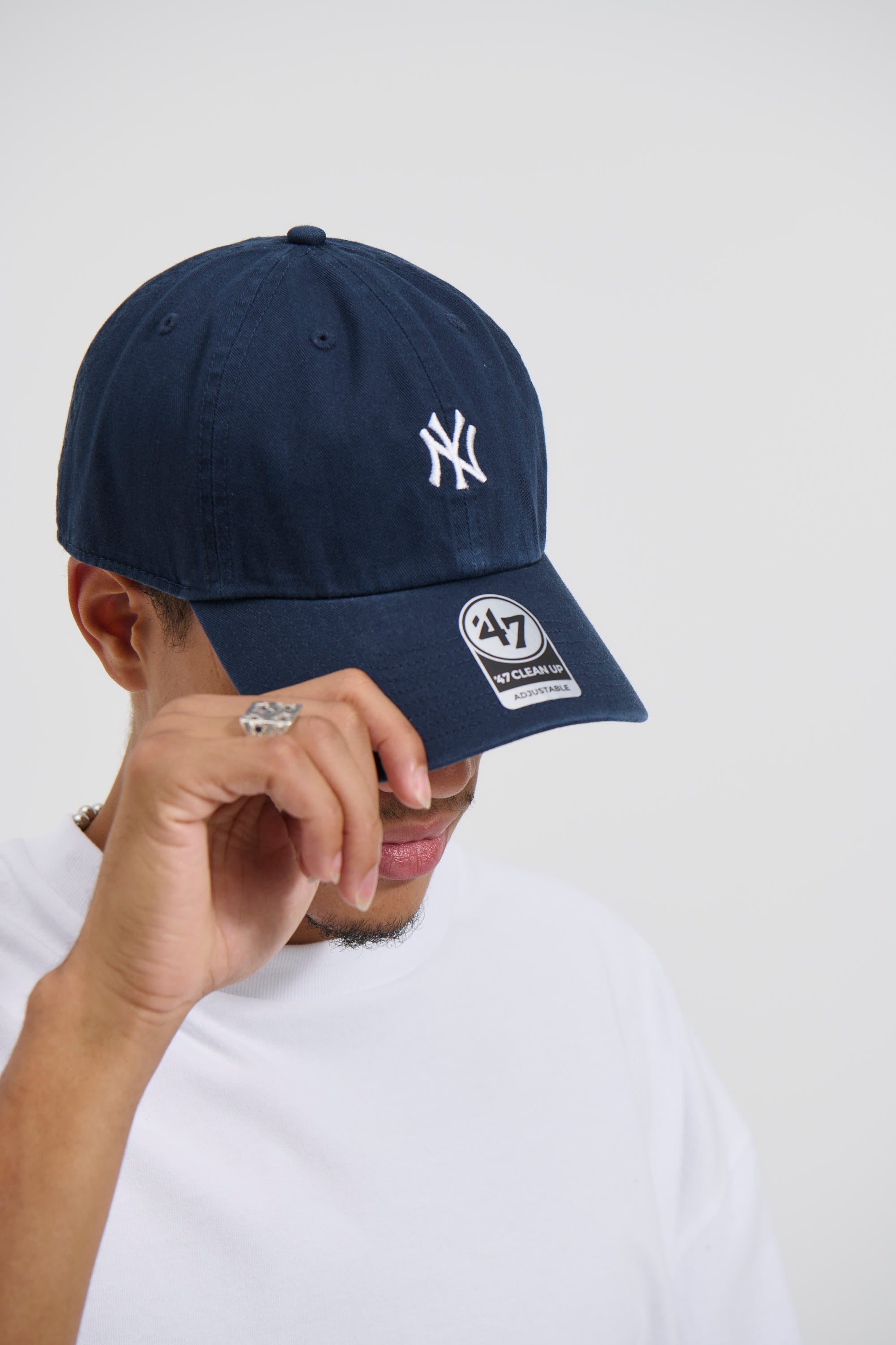 NY Yankees Cap Navy/White