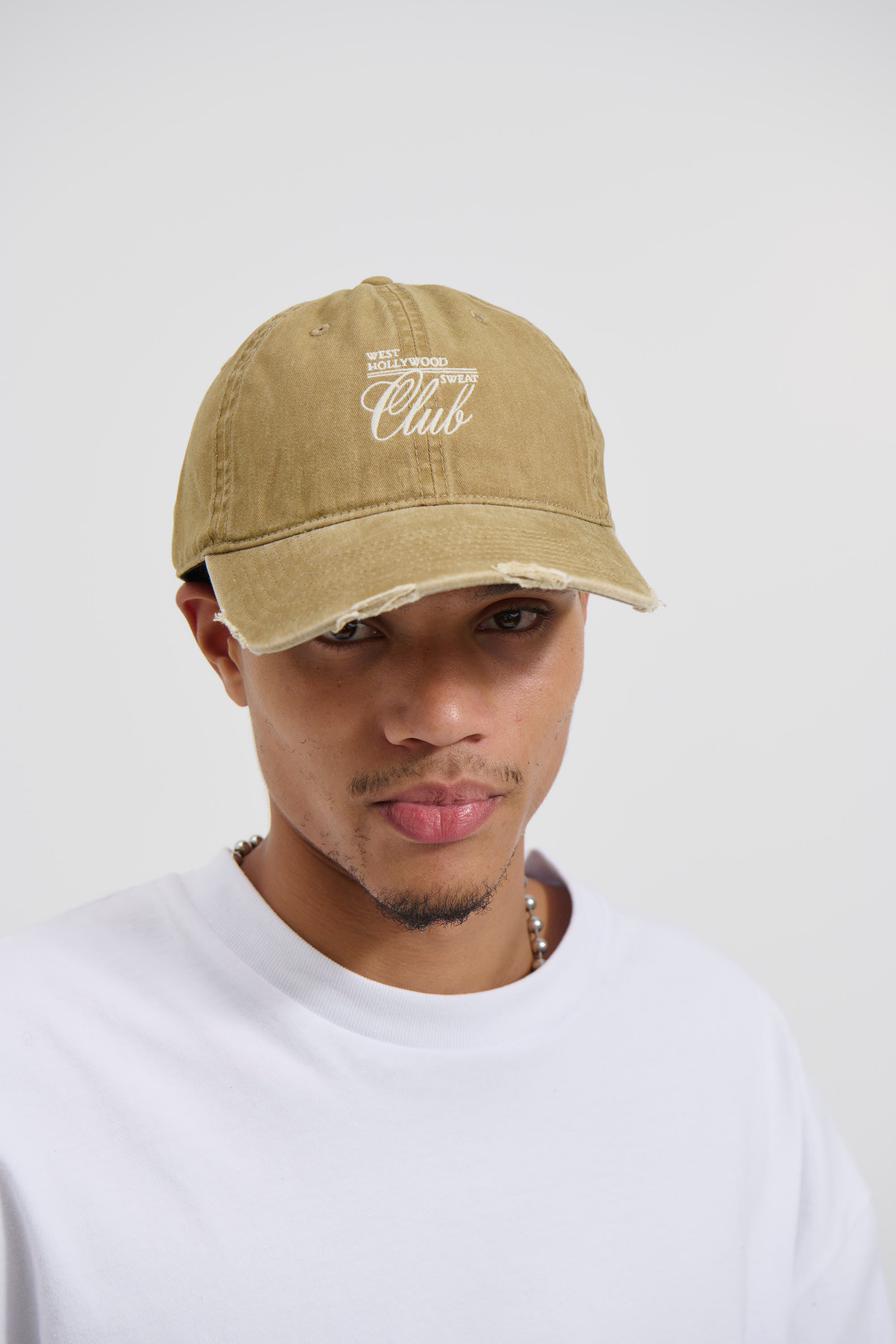 West Hollywood Distressed Cap Dark Sand