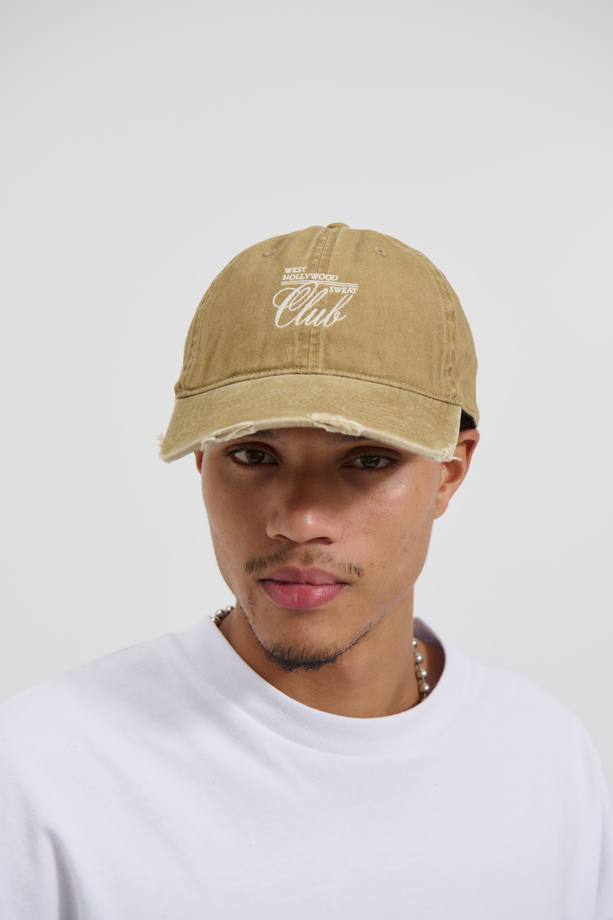 West Hollywood Distressed Cap Dark Sand