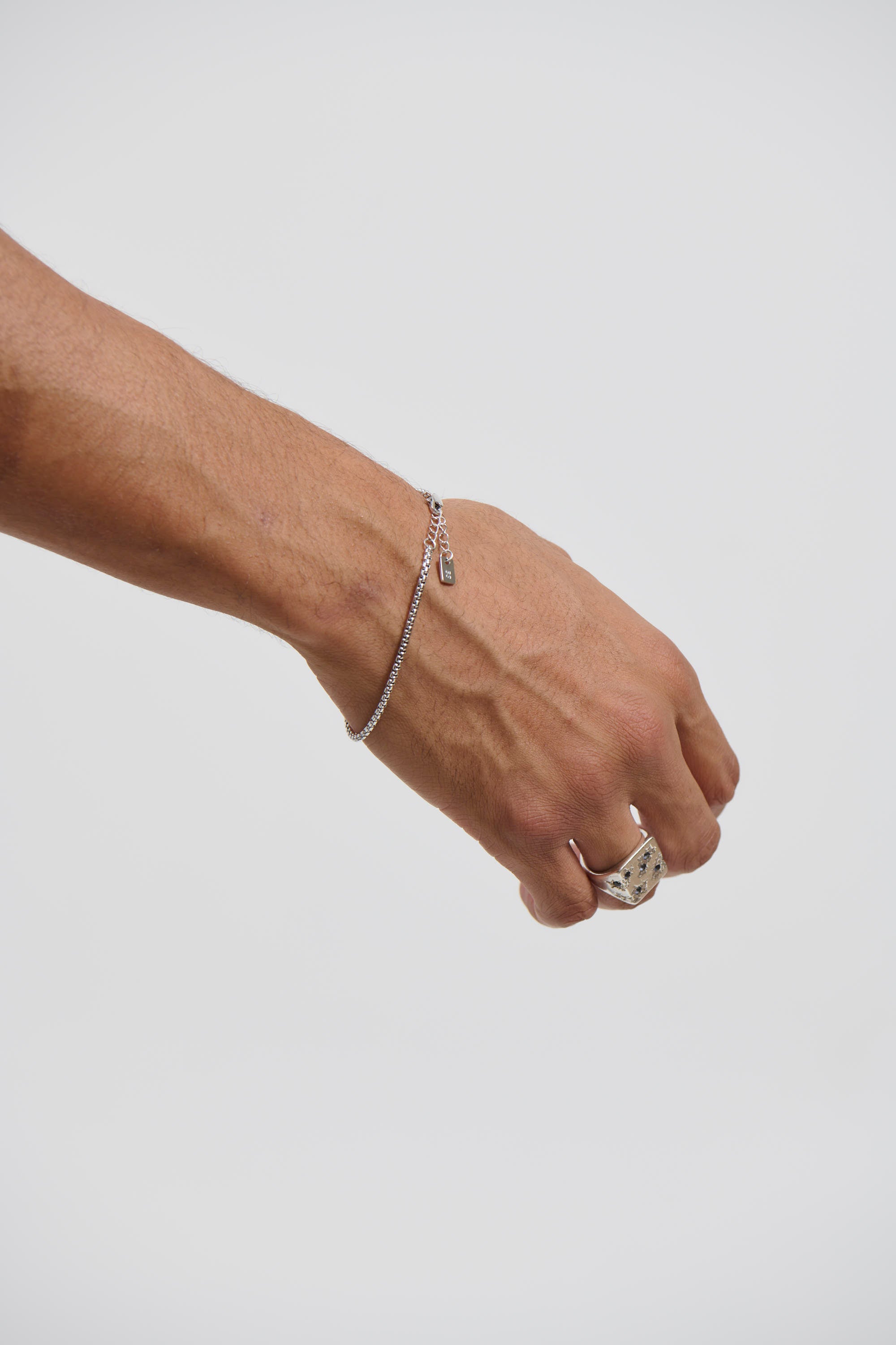 Archie Bracelet White Gold Plated