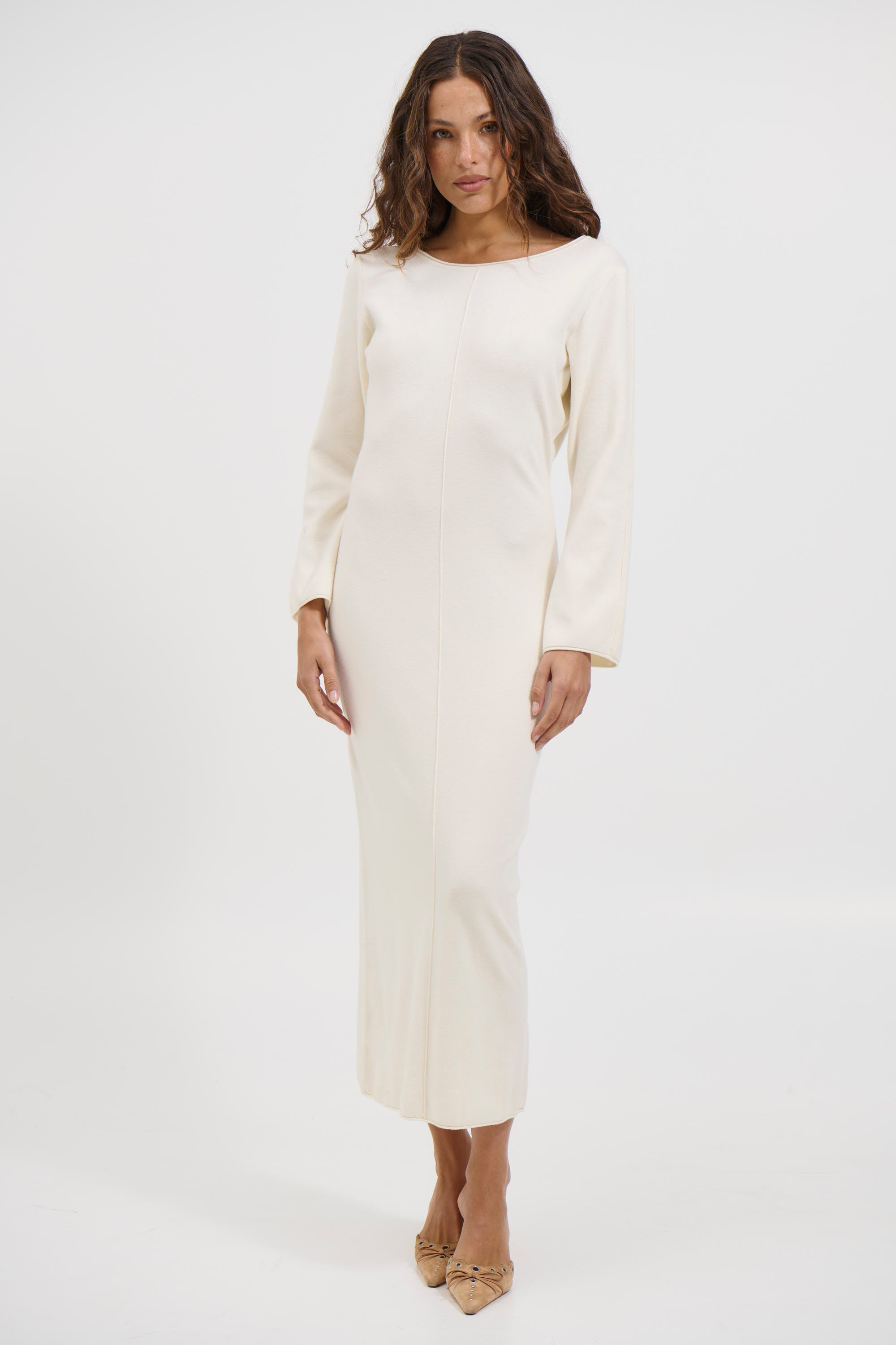 Jacklyn Maxi Dress Buttercream - FINAL SALE