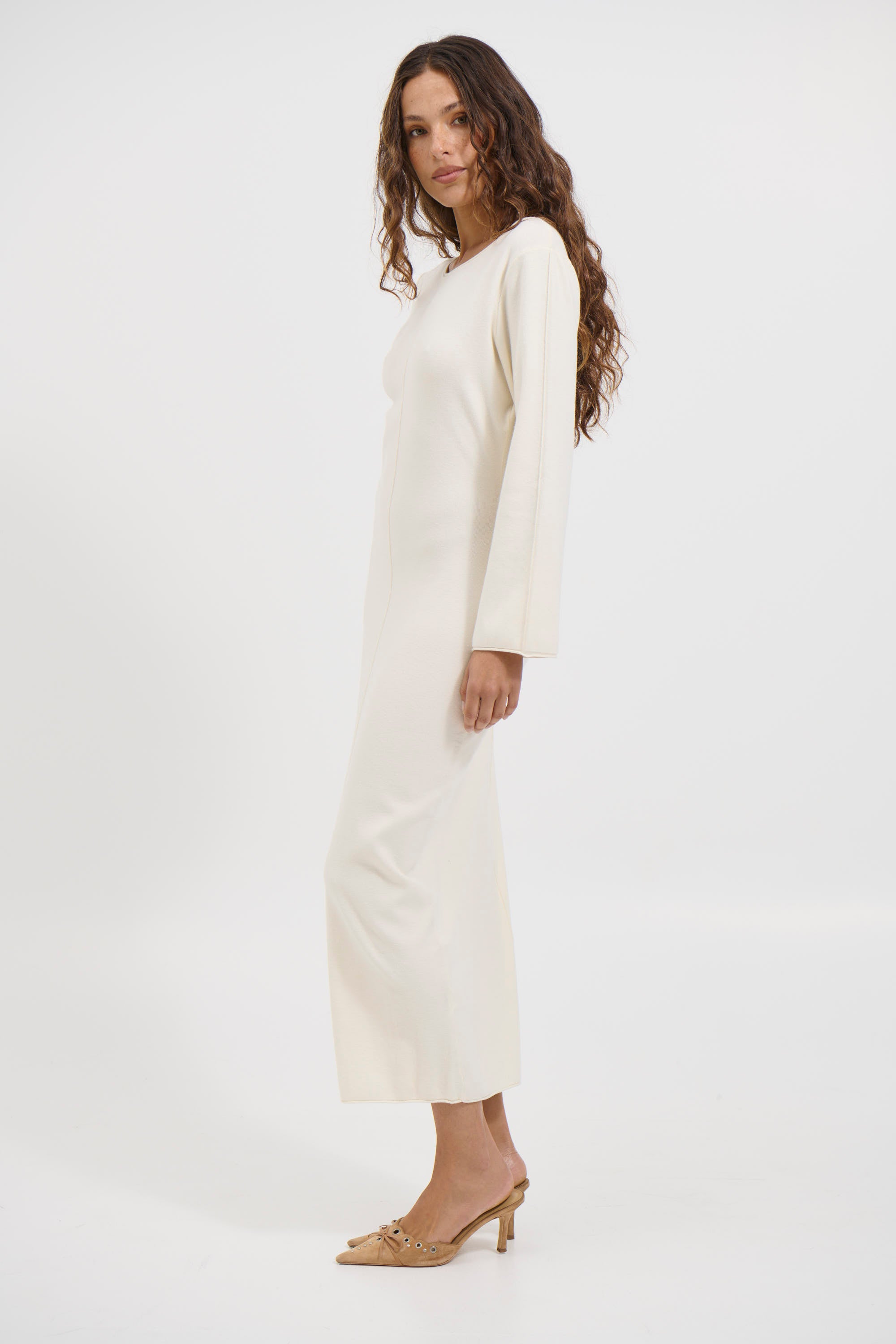Jacklyn Maxi Dress Buttercream - FINAL SALE