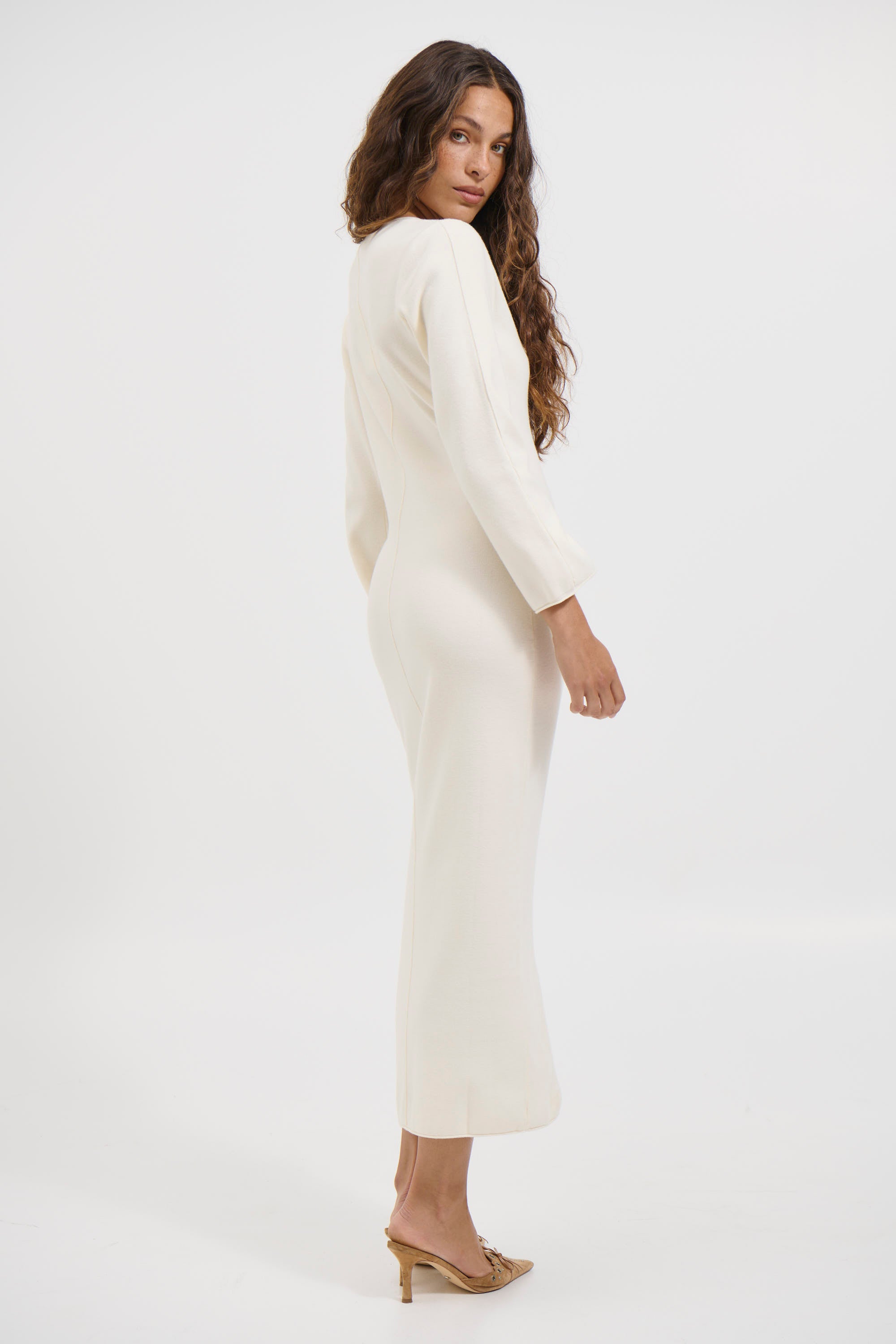 Jacklyn Maxi Dress Buttercream - FINAL SALE