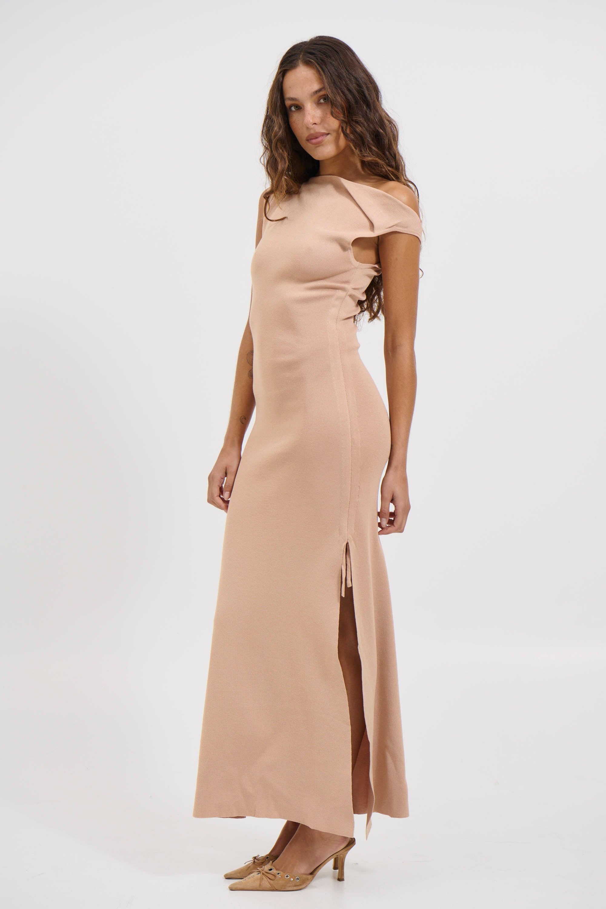 Carmen Maxi Dress Sand - FINAL SALE