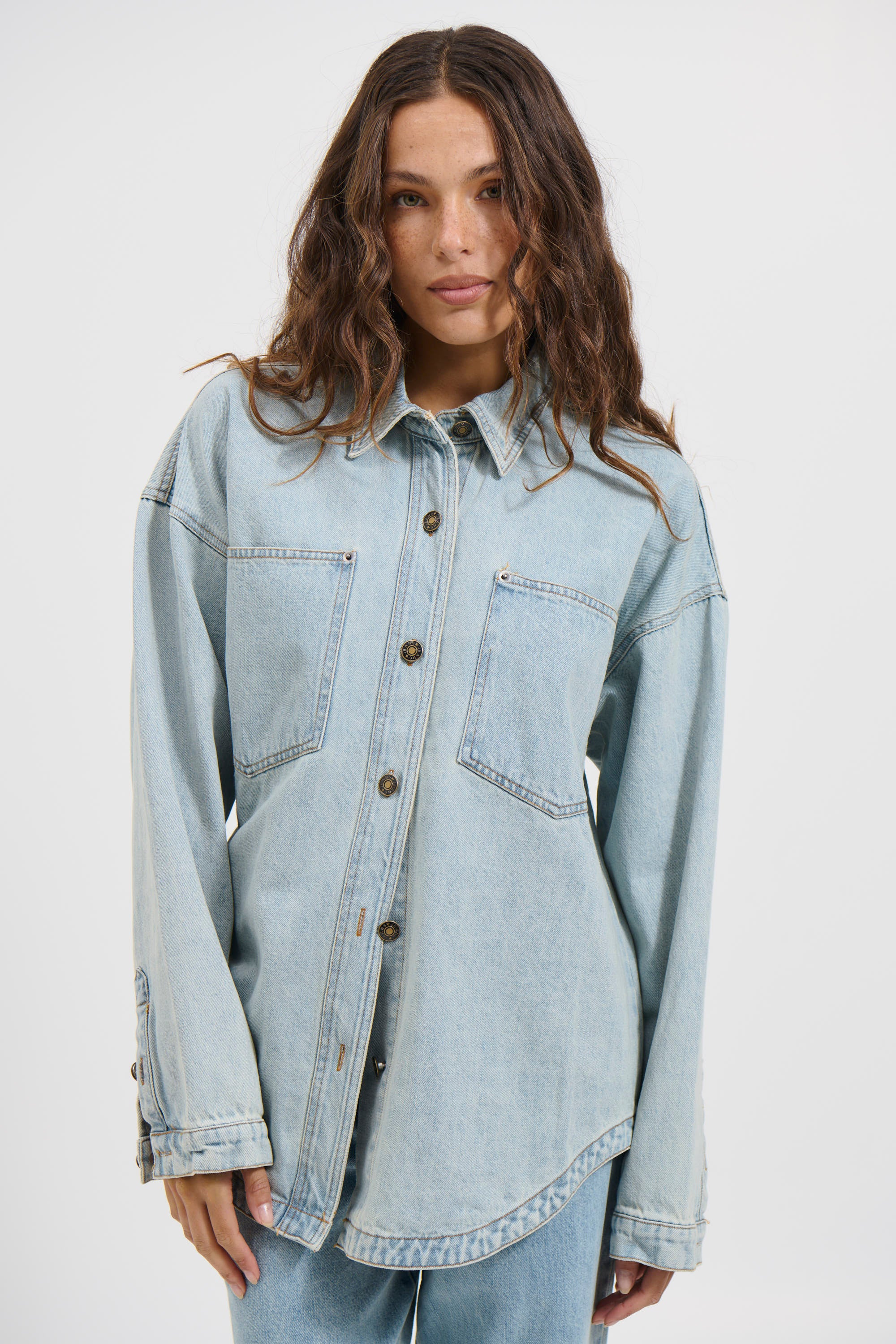 Marcy Shacket Vintage Blue