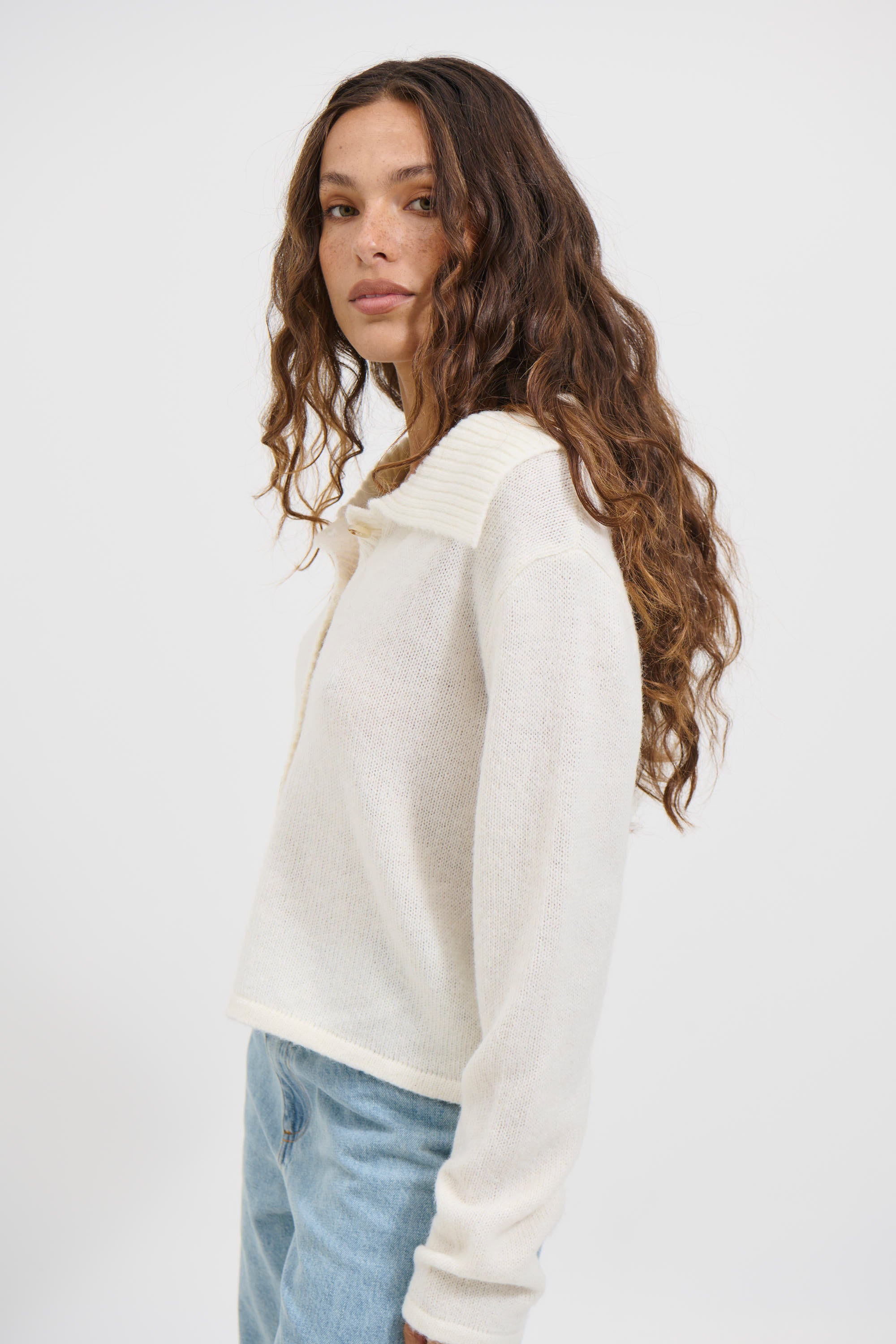 Natina Cardigan Milk - FINAL SALE