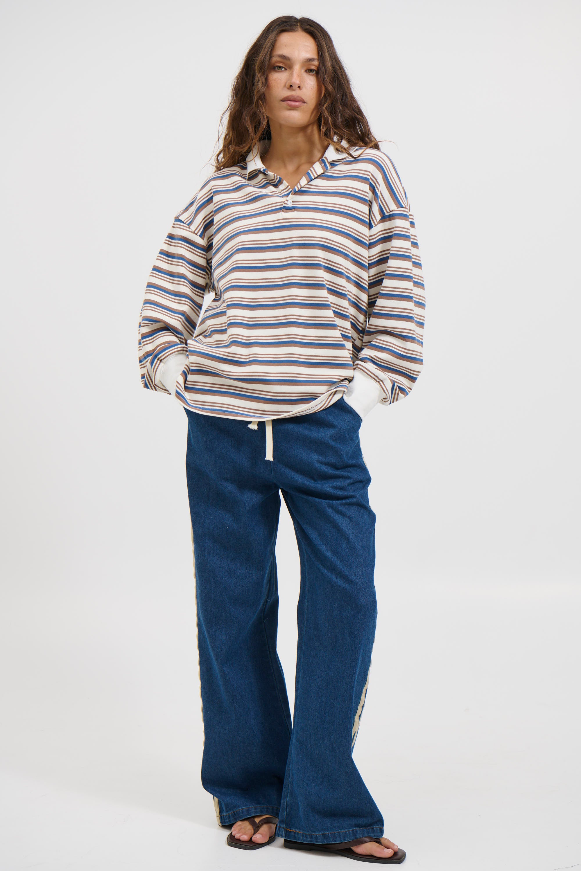 Jodie Rugby Top Mocha