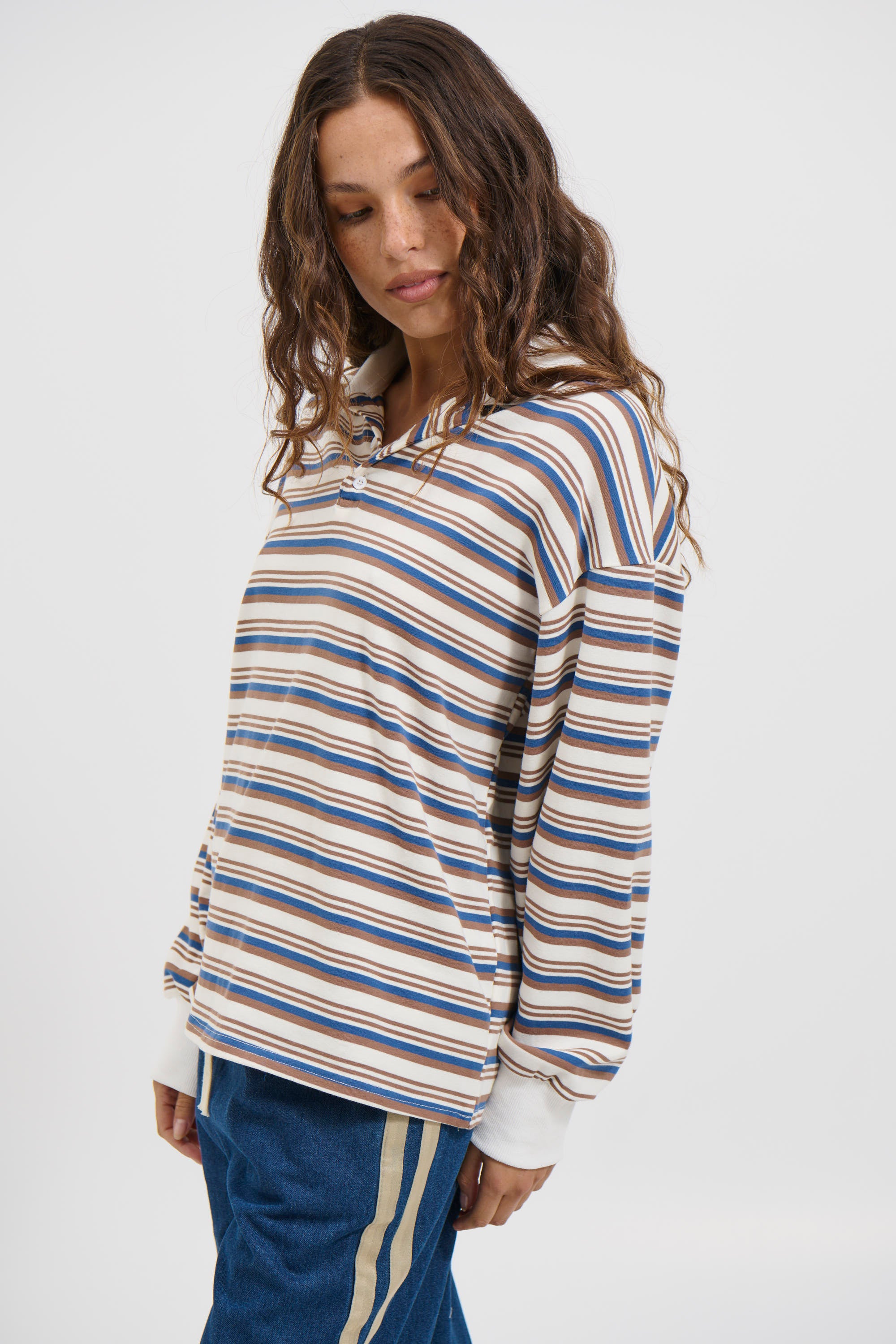 Jodie Rugby Top Mocha