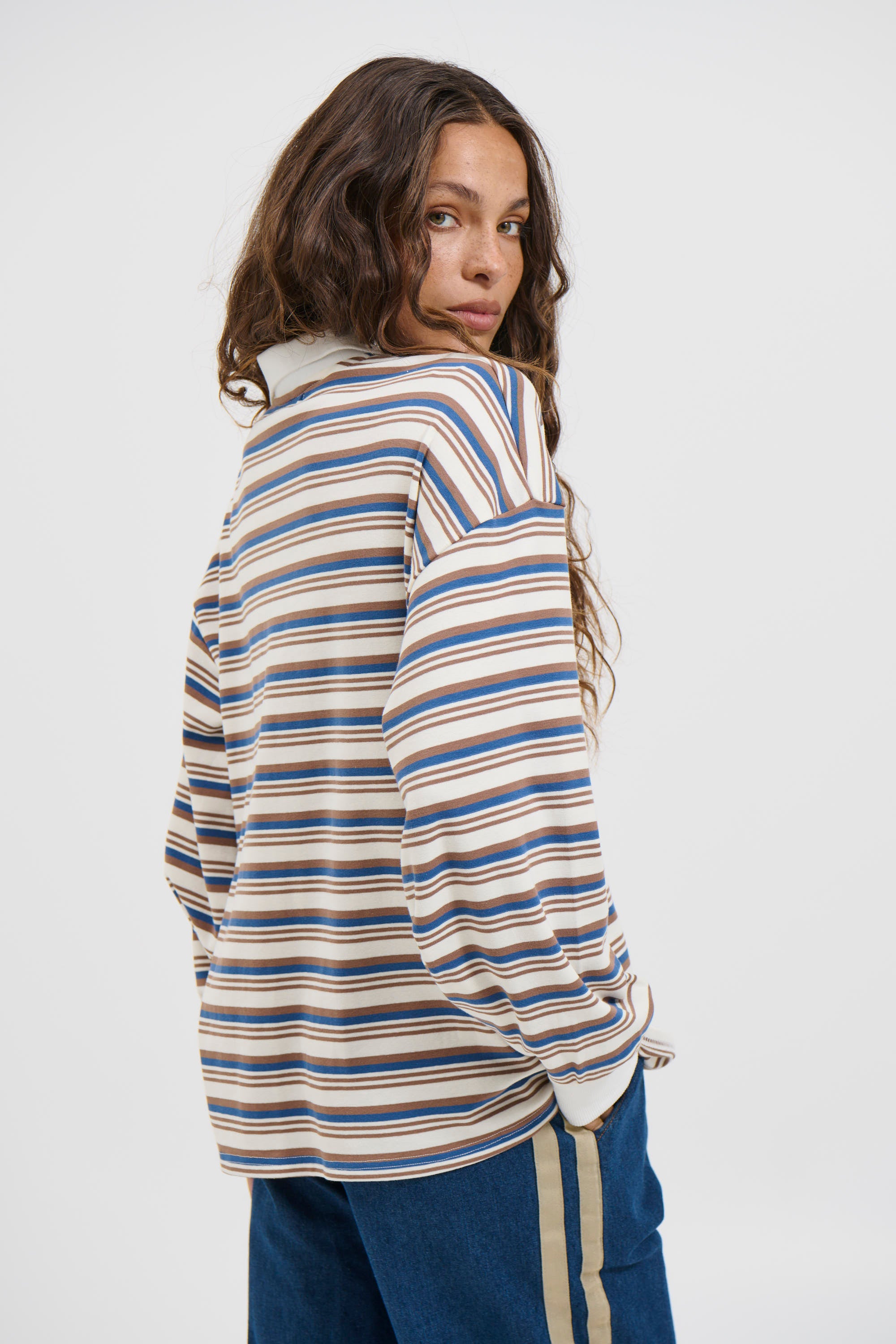 Jodie Rugby Top Mocha