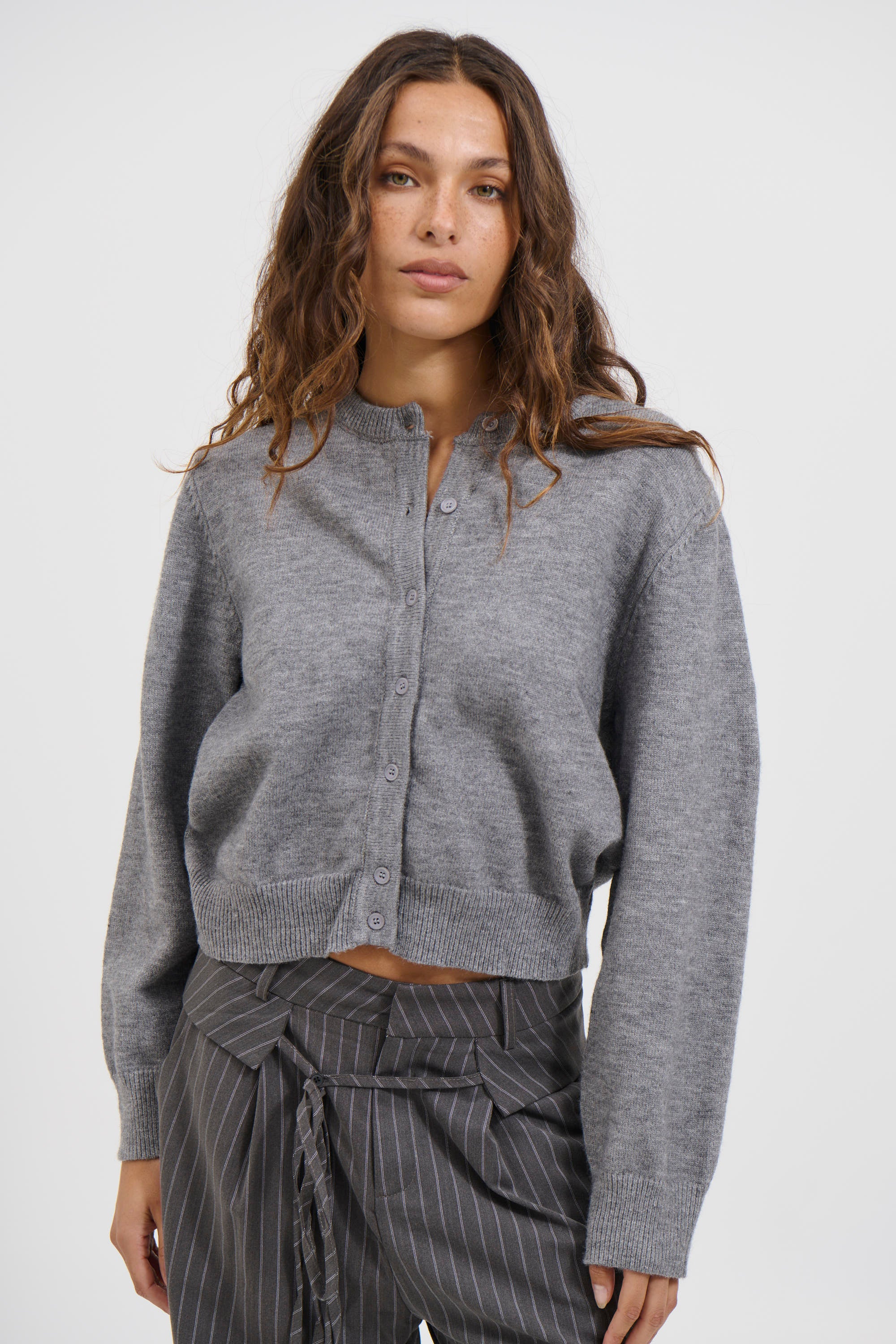 Atlas Cardi Grey - FINAL SALE