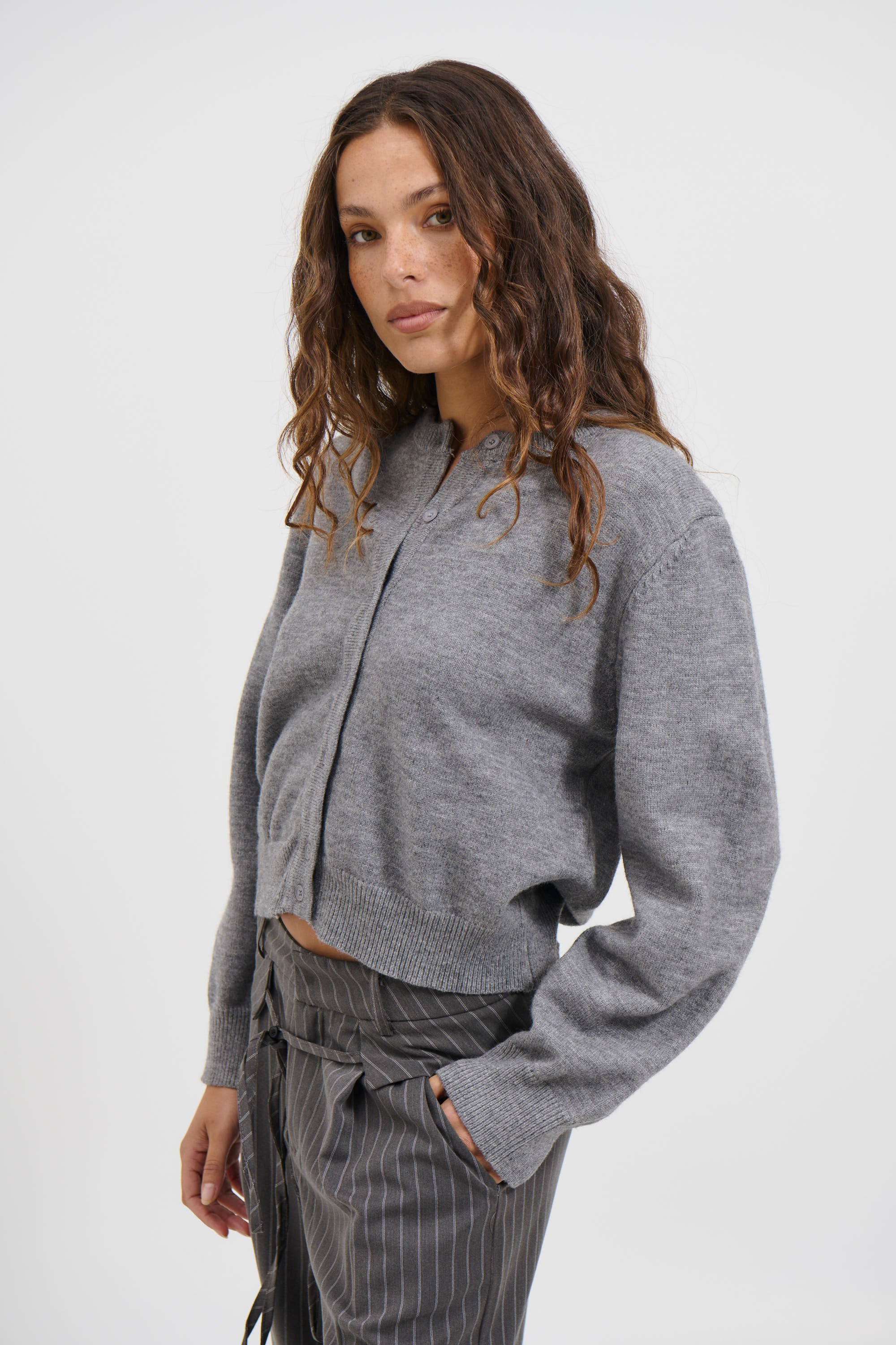 Atlas Cardi Grey - FINAL SALE