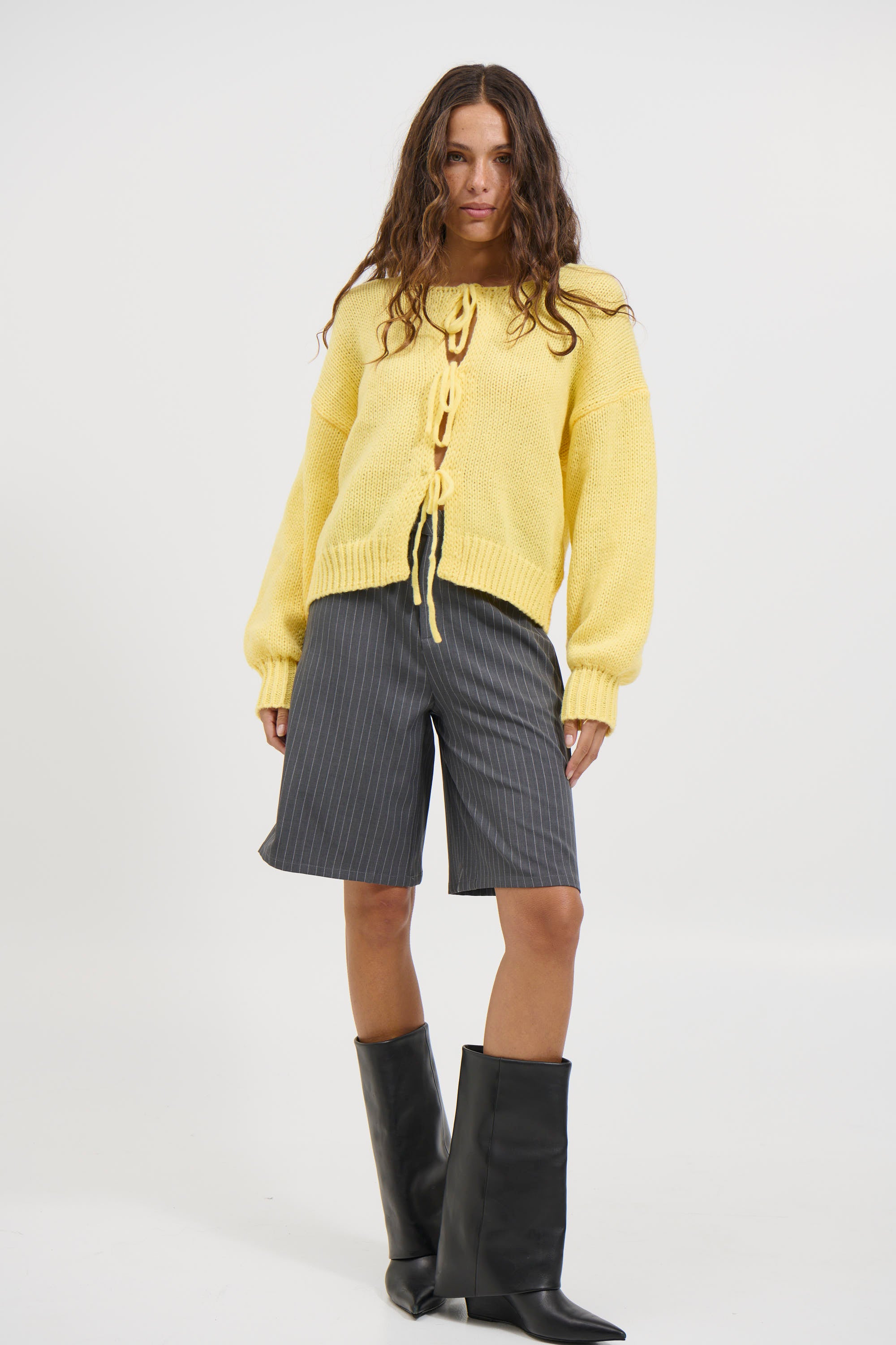 Melania Knit Lemon
