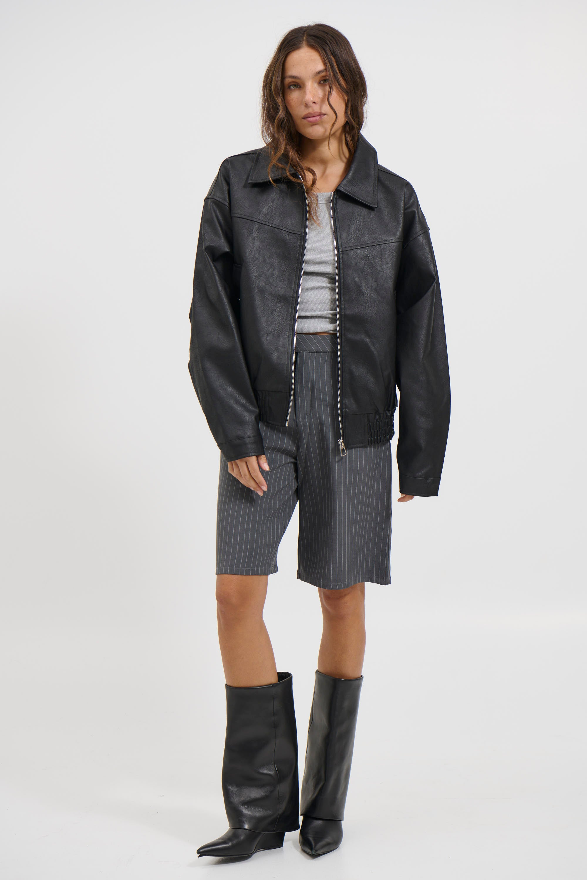 Calista Bomber Jacket Black