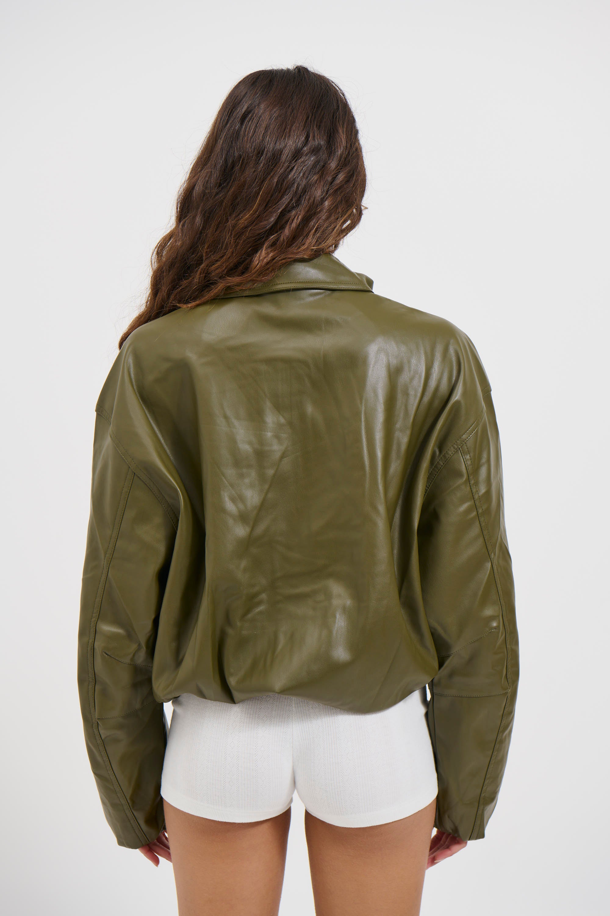 Unisex NTH Coated Bomber Jacket Army