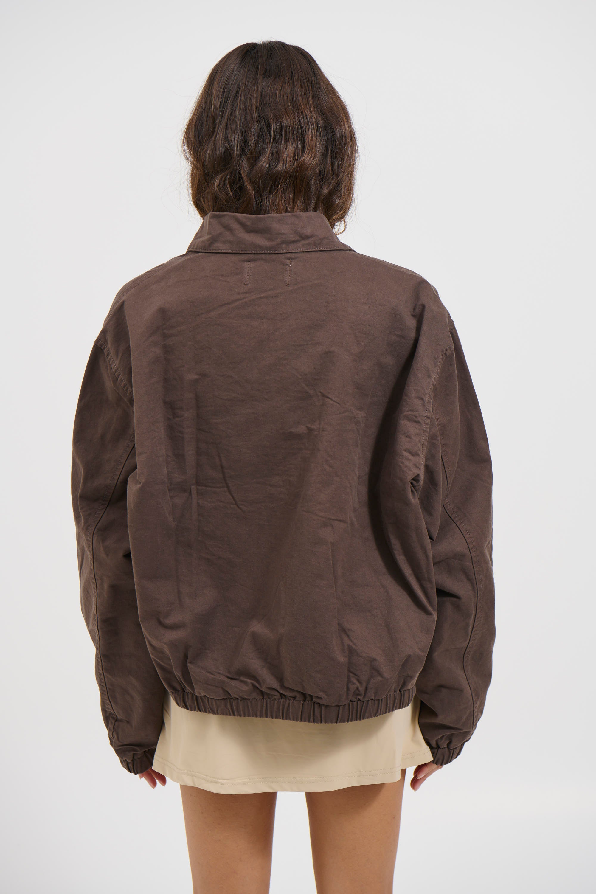 Unisex Charlie Soft Cotton Bomber Choc