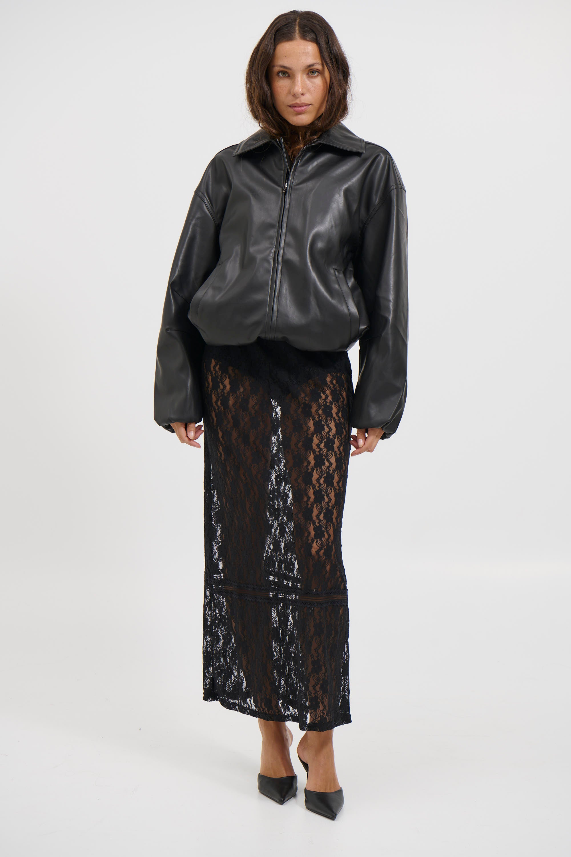 Unisex NTH Coated Bomber Jacket Black
