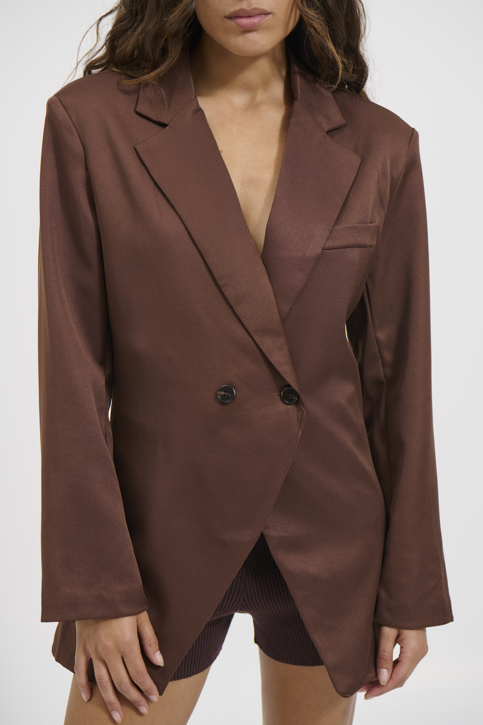 Sophia Blazer Chocolate